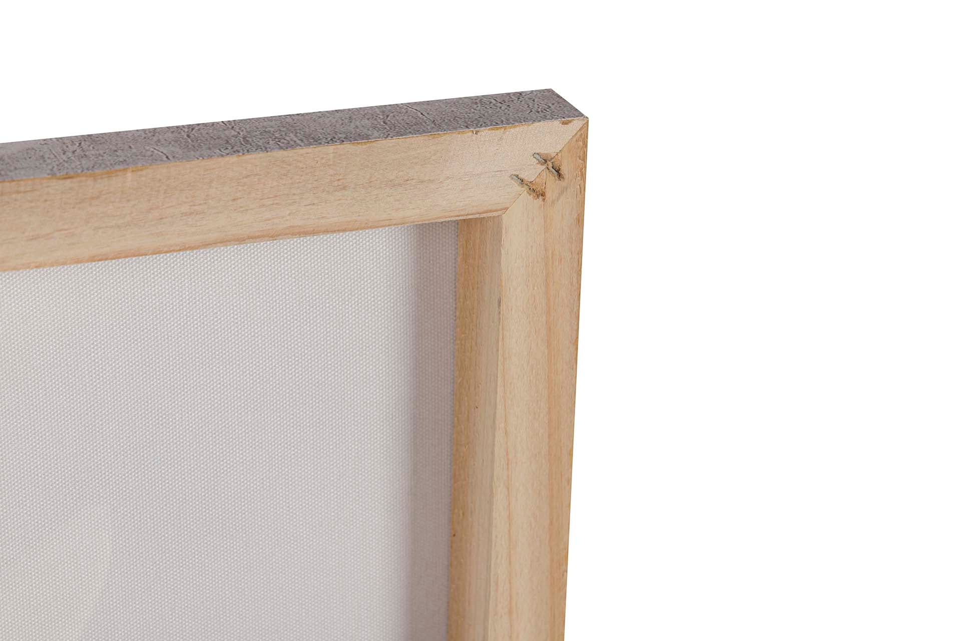 SET OF 2 FLOWER CANVASES 40% HAND PAINTED 50x3x70 CM