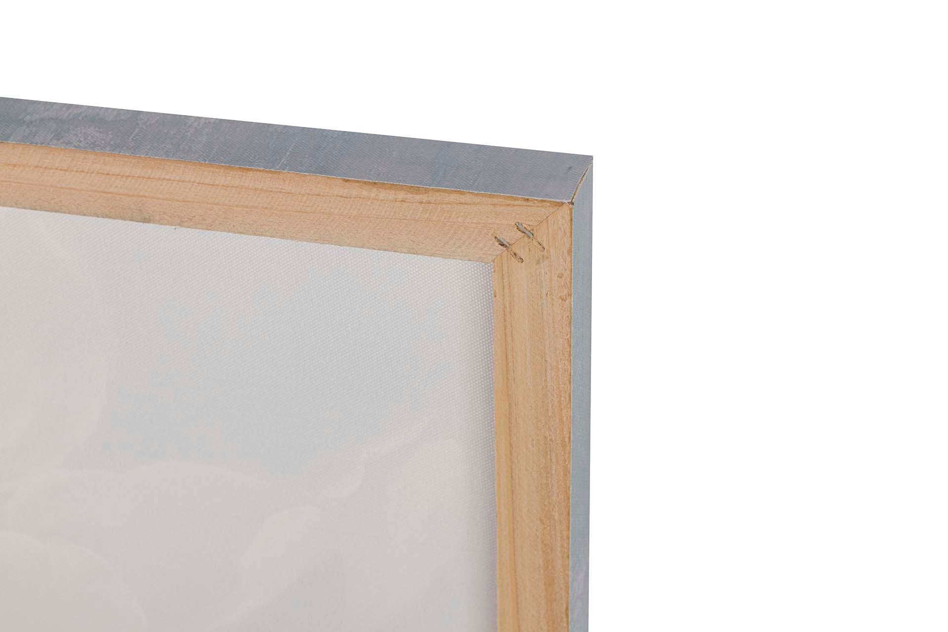 SET OF 2 FLOWER CANVASES 40% HAND PAINTED 50x3x70 CM