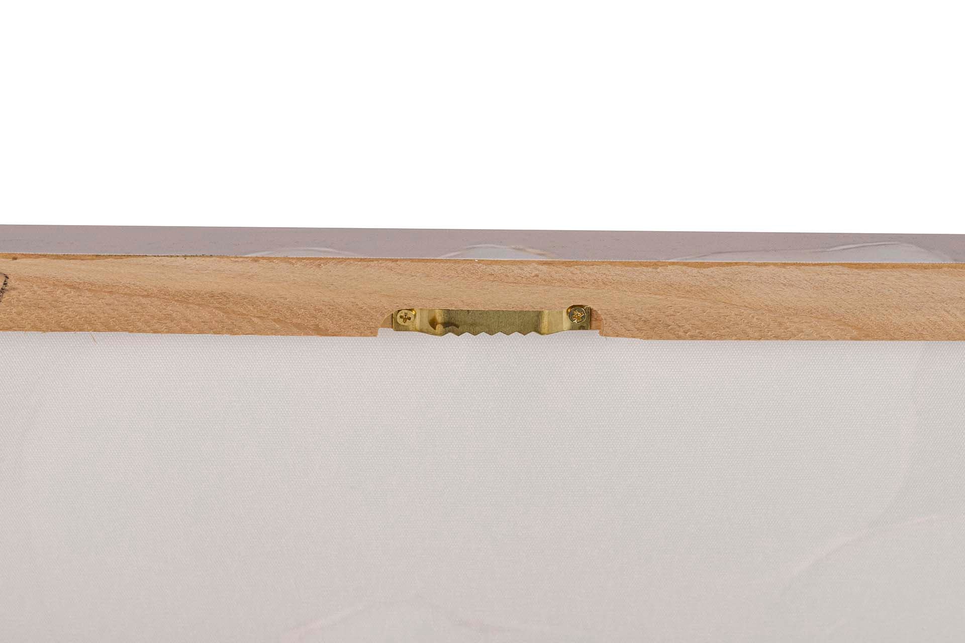 SET OF 2 FLOWER CANVASES 40% HAND PAINTED 60x3x60 CM