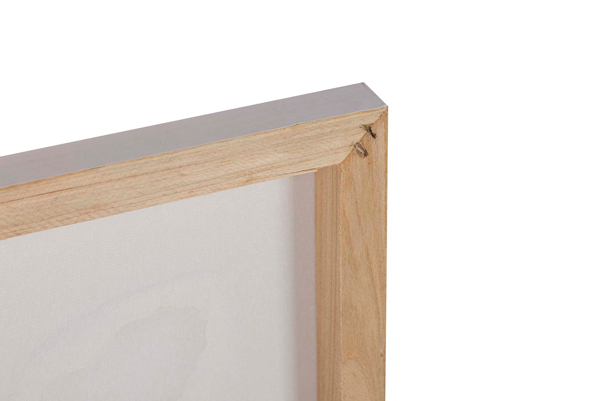 SET OF 2 FLOWER CANVASES 40% HAND PAINTED 60x3x60 CM