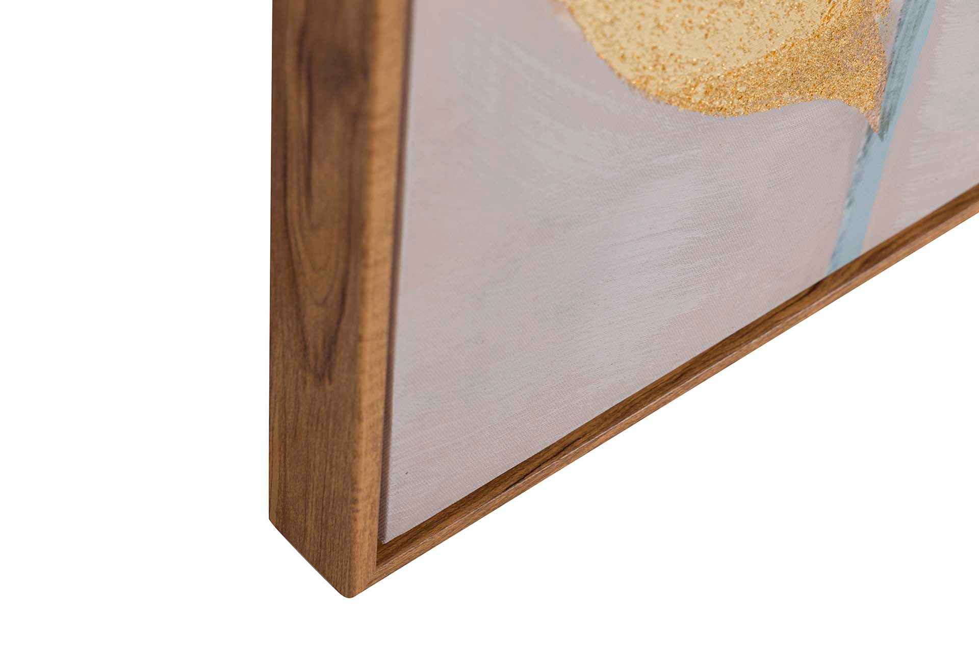 SET OF 2 FLOWER PAINTINGS 80% HAND PAINTED 50x4x70 CM