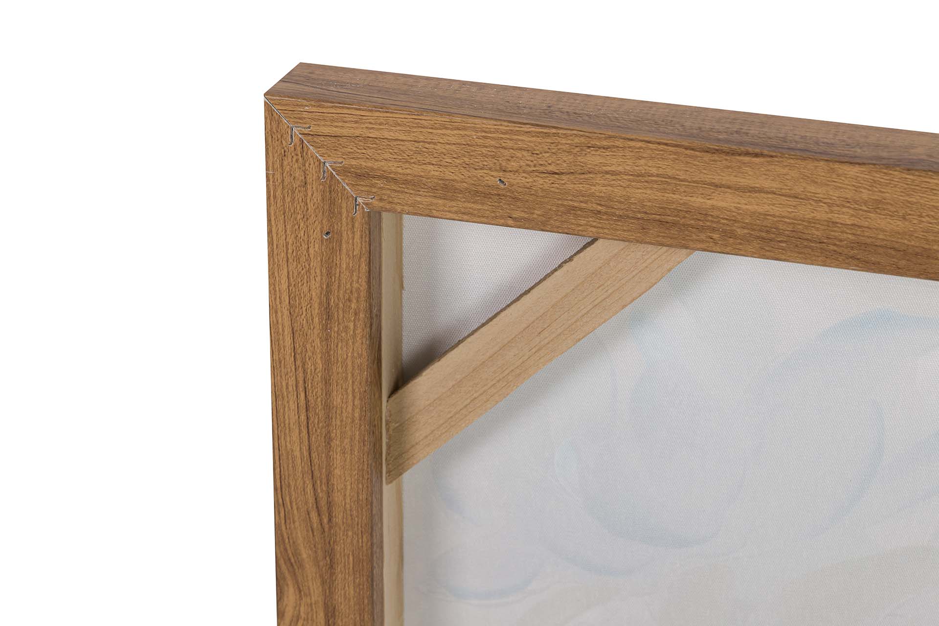 SET OF 2 FLOWER PAINTINGS 80% HAND PAINTED 60x4x60 CM