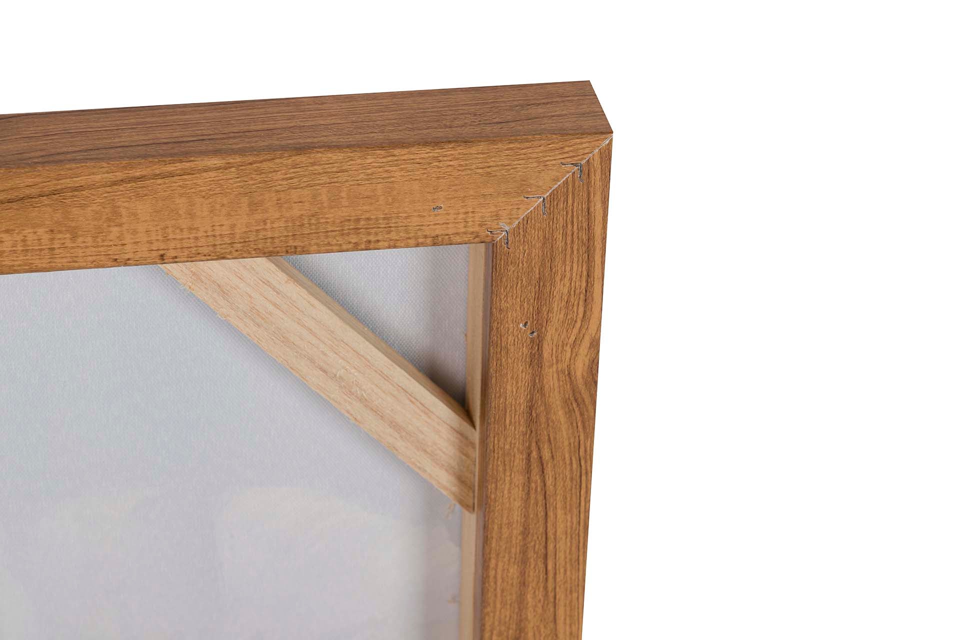 SET OF 2 FLOWER PAINTINGS 80% HAND PAINTED 60x4x60 CM