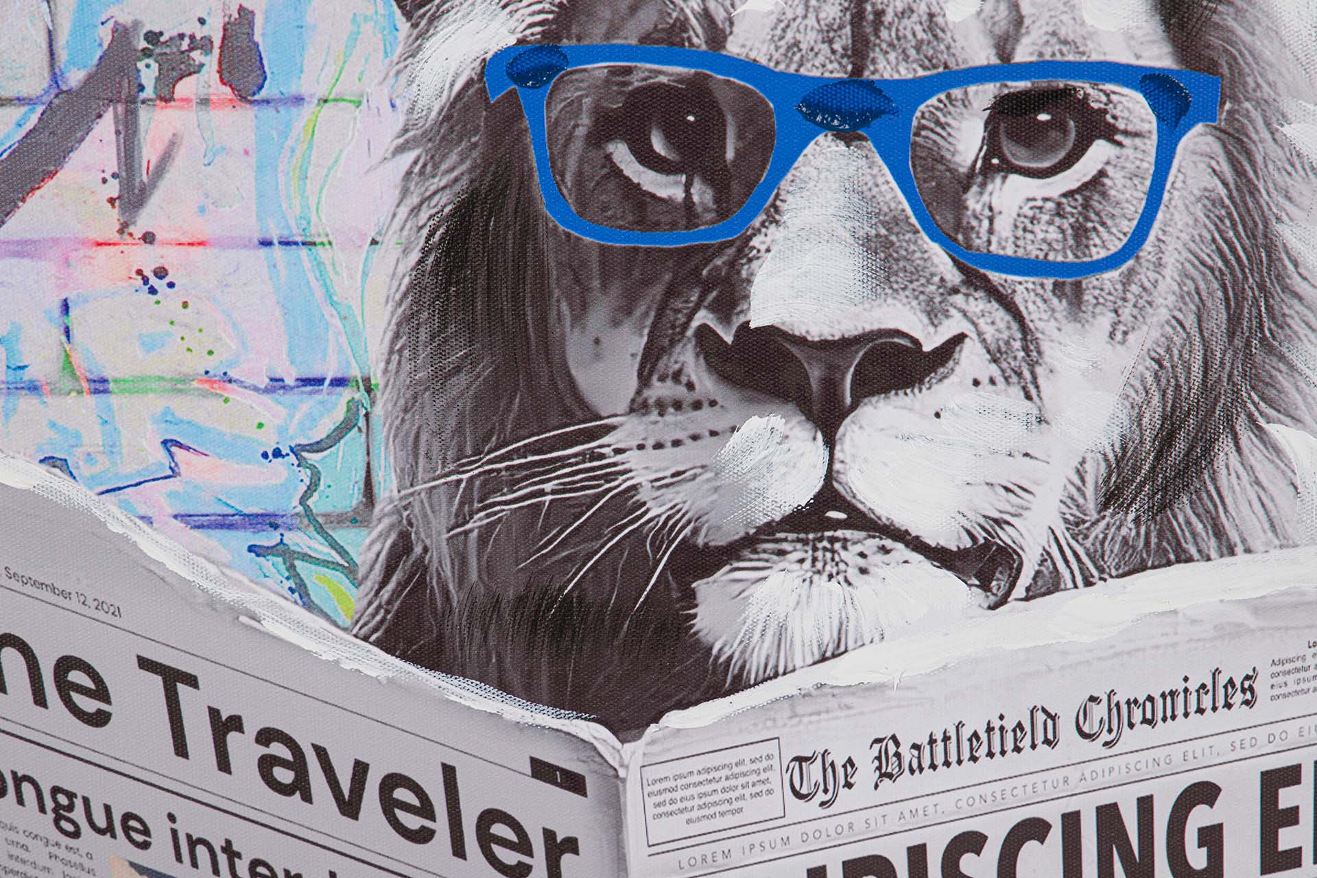 SET 2 CUADROS 80% PINTADO A MANO 60x4x80 CM