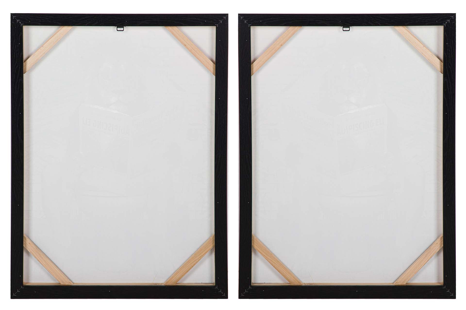 SET 2 CUADROS 80% PINTADO A MANO 60x4x80 CM