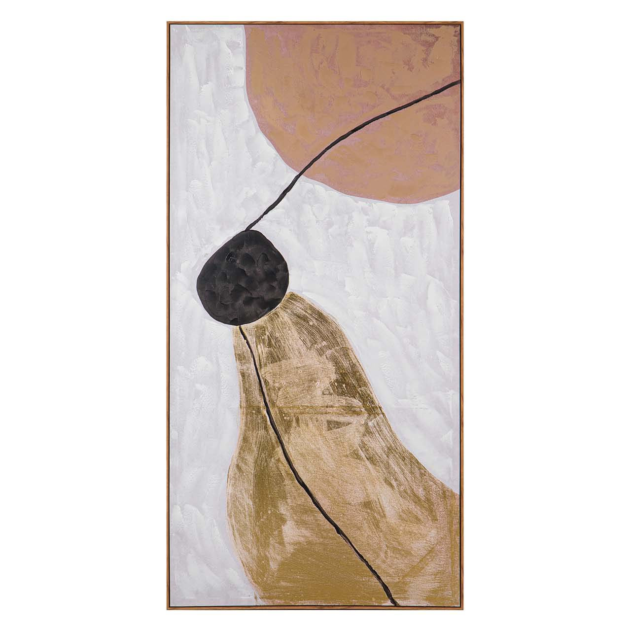 PINTURA ABSTRATA 80% PINTADA À MÃO 90x4x180 CM
