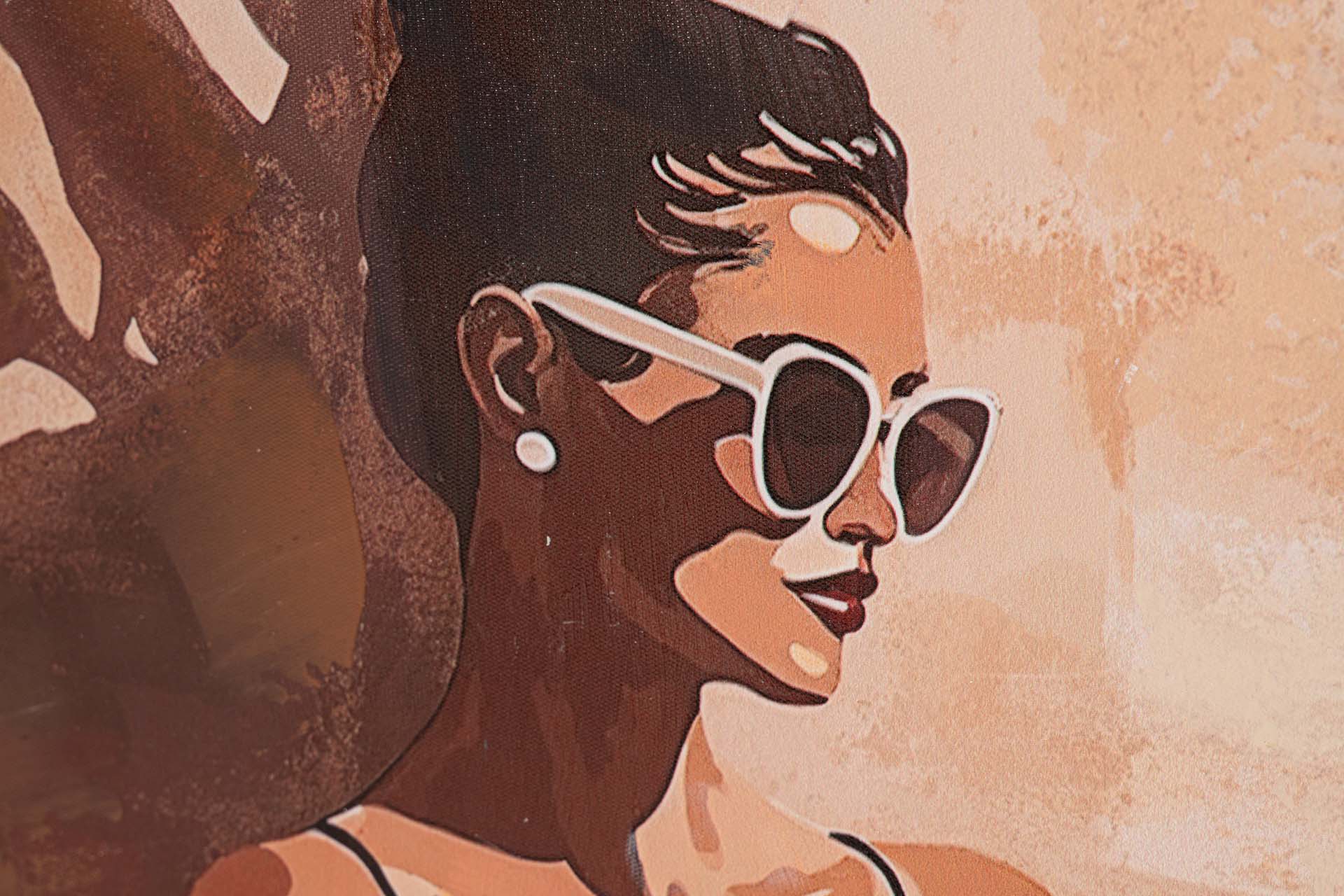 SET 2 CUADROS MUJERES 80% PINTADO A MANO 60x4x80CM