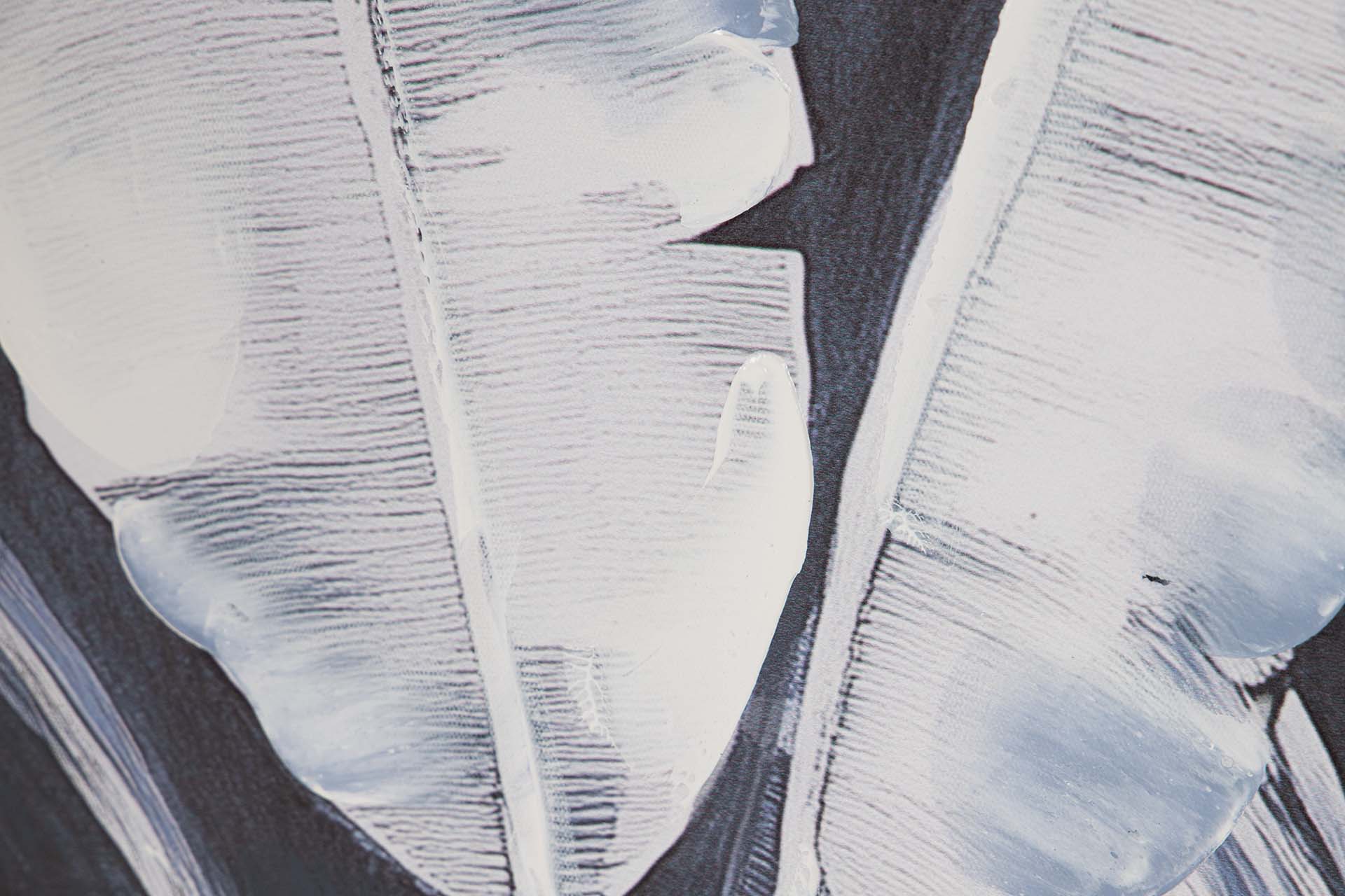 SET OF 2 80% HAND-PAINTED TREES PICTURES 80x4x80CM