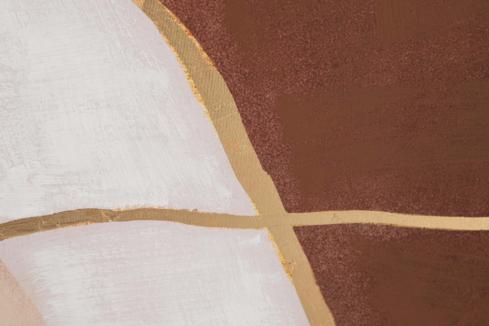 CUADRO ABSTRACTO 80%PINTADO A MANO FOIL 90x4x180CM