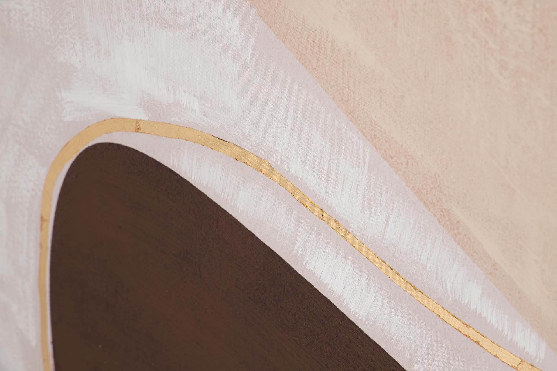 CUADRO ABSTRACTO 80%PINTADO A MANO FOIL 90x4x180CM