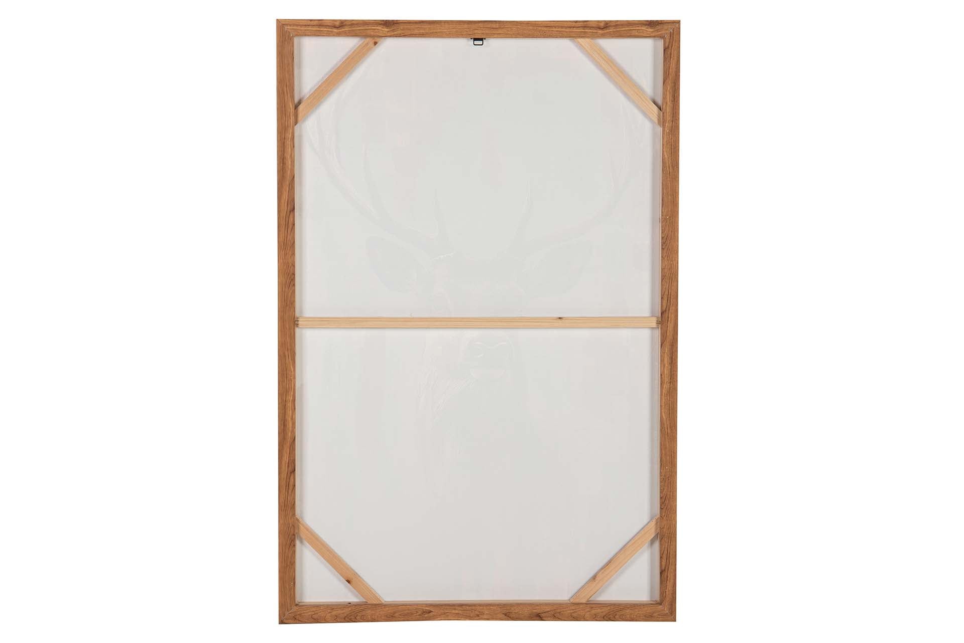 CUADRO CIERVO 80% PINTADO A MANO Y FOIL 80x4x120CM