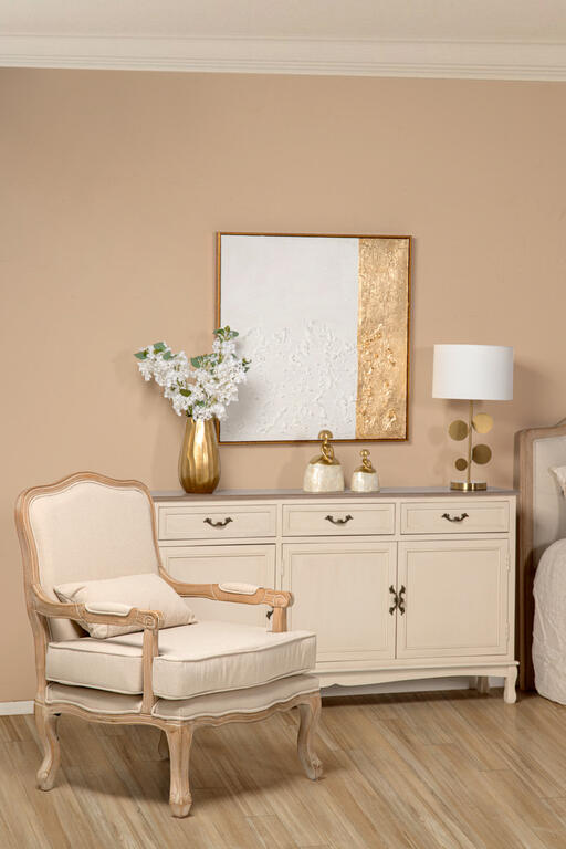 SET 2 CUADROS 80% PINTADO A MANO Y FOIL 80x4x80 CM