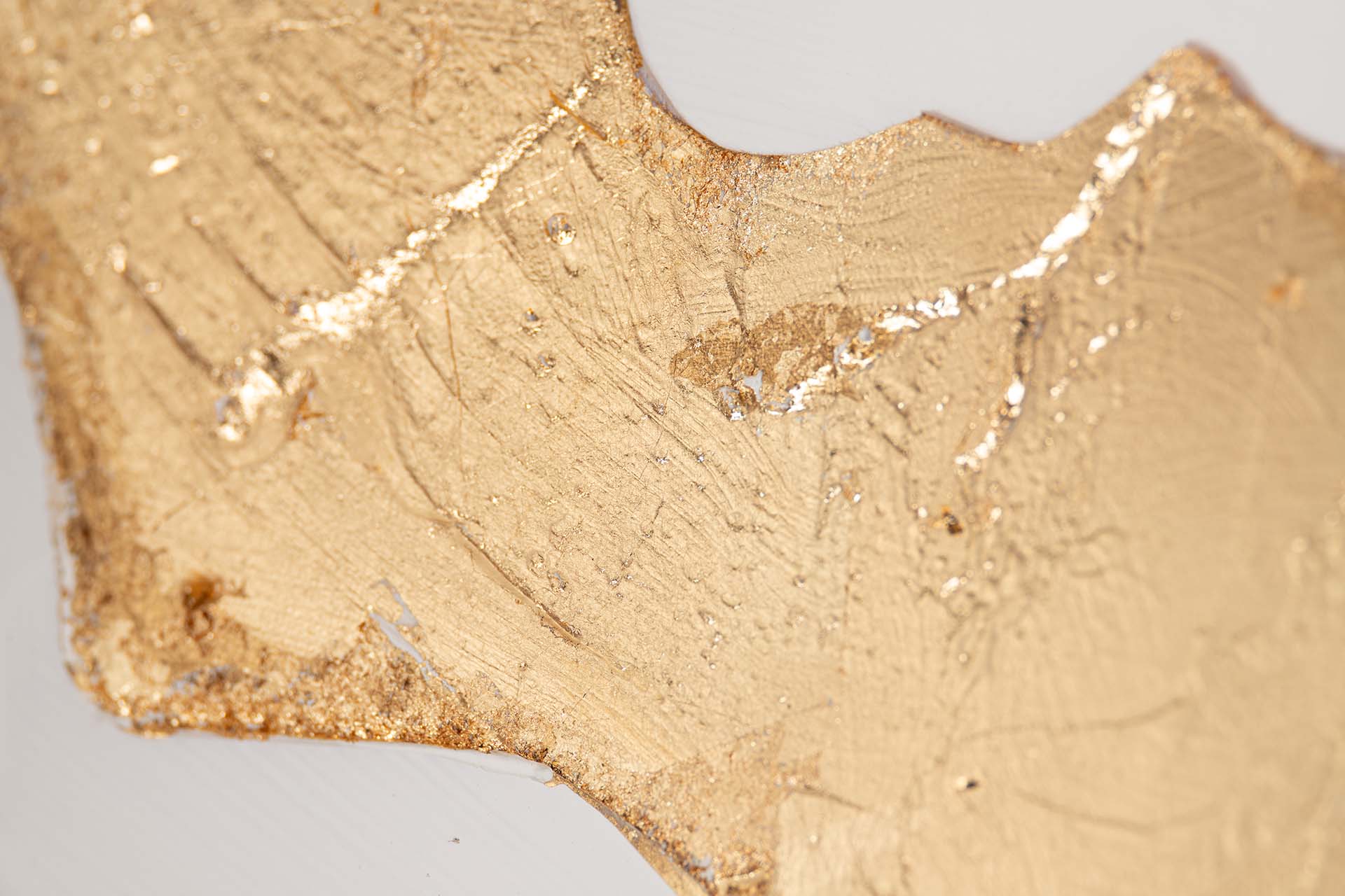 SET OF 2 PAINTINGS 80% HAND PAINTED AND FOIL 80x4x80 CM