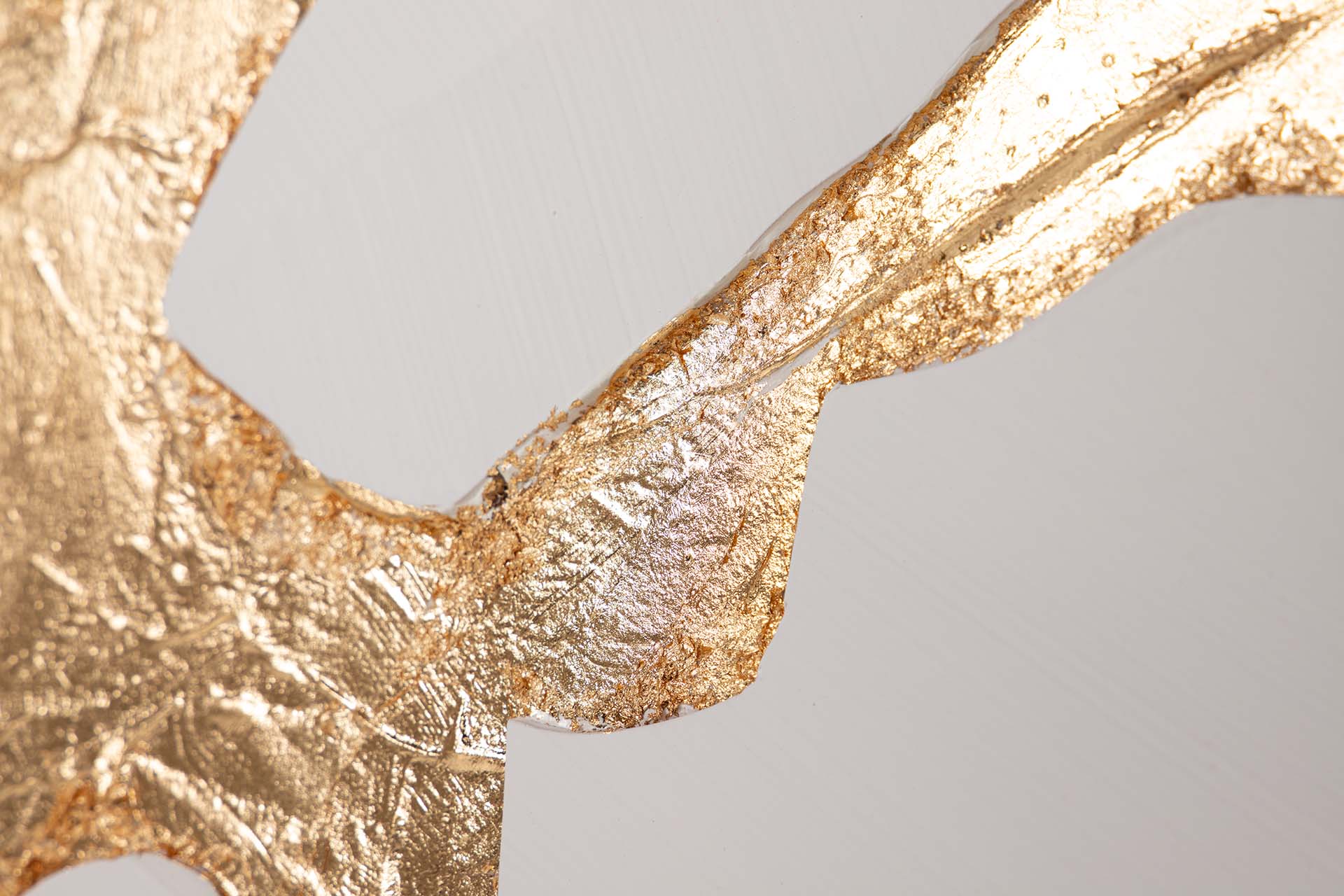 SET 2 CUADROS 80% PINTADO A MANO Y FOIL 80x4x80 CM