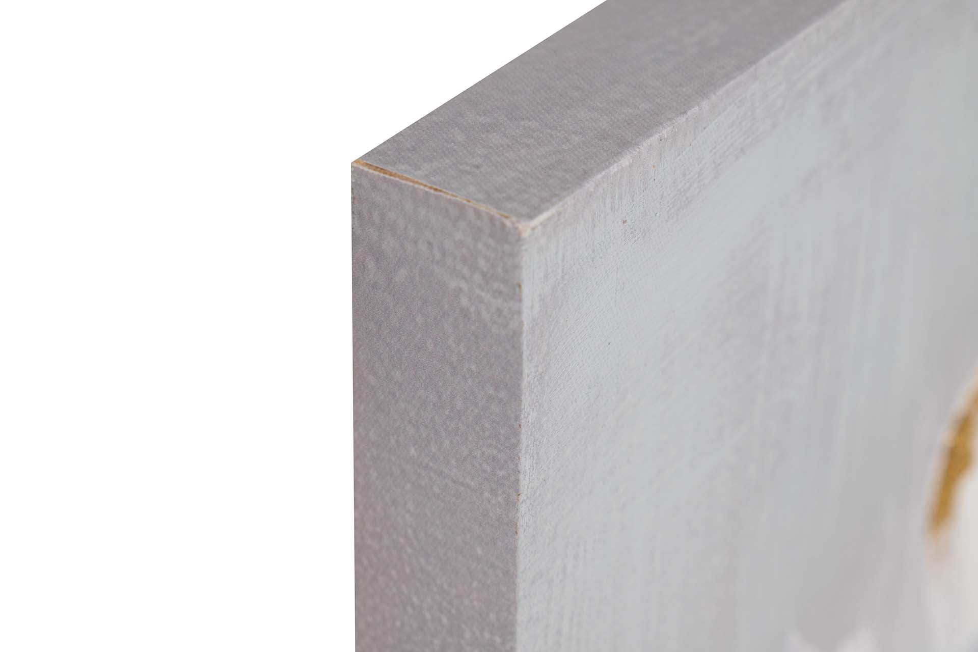 SET OF 2 FLOWER CANVASES 80% HAND PAINTED 60x3x60 CM