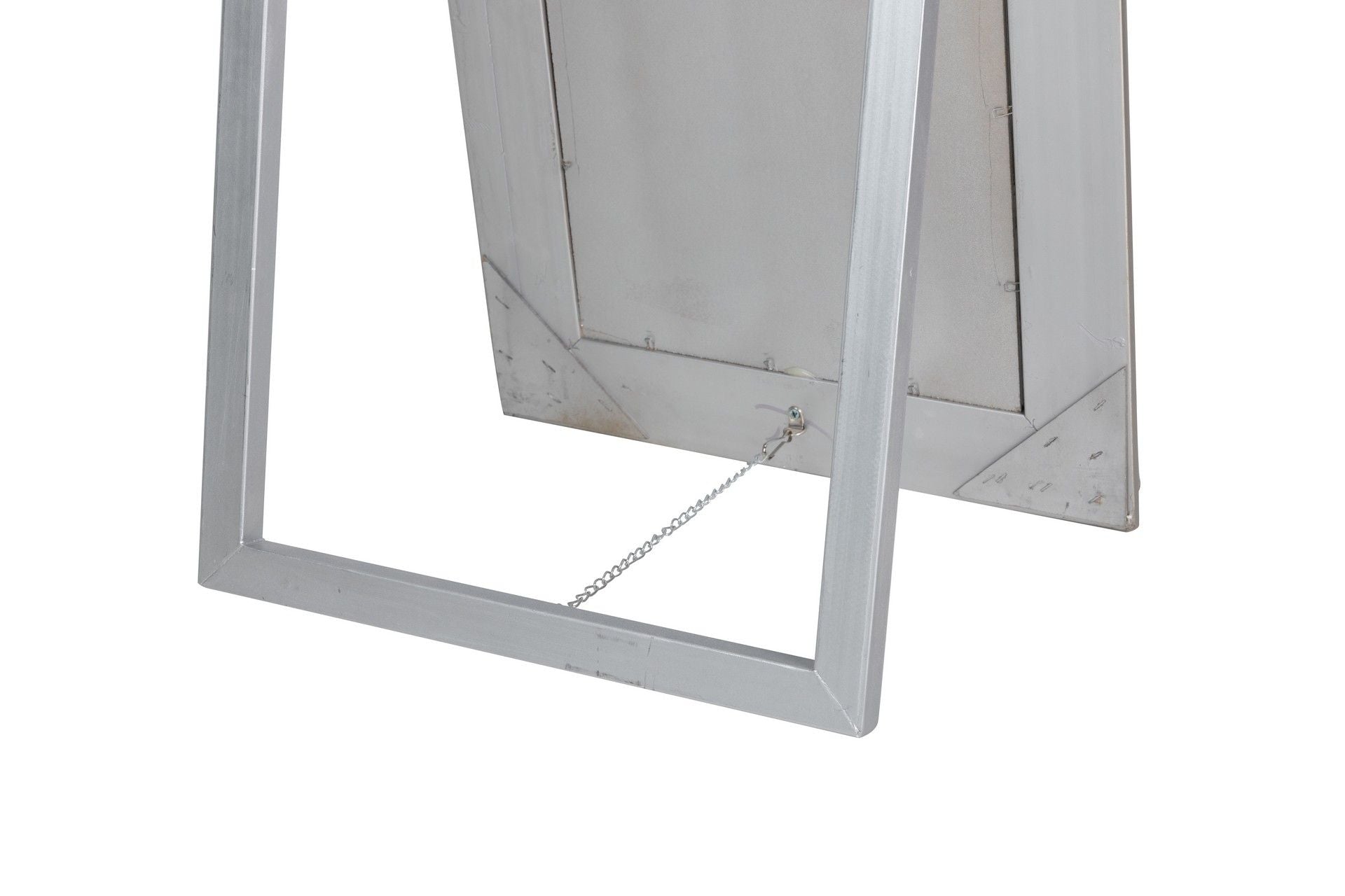 Silver foot mirror