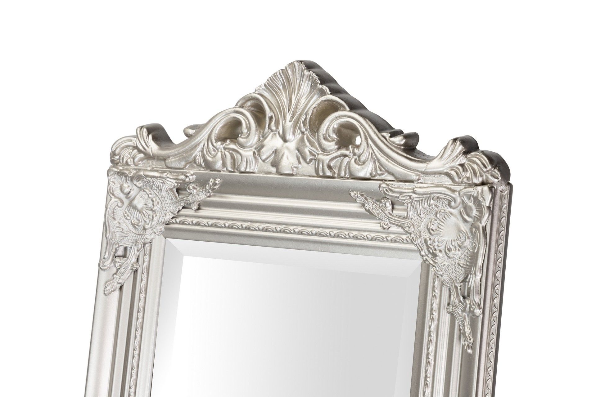 Silver foot mirror