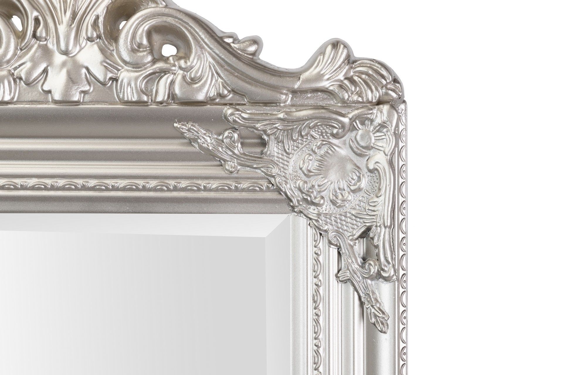 Silver foot mirror