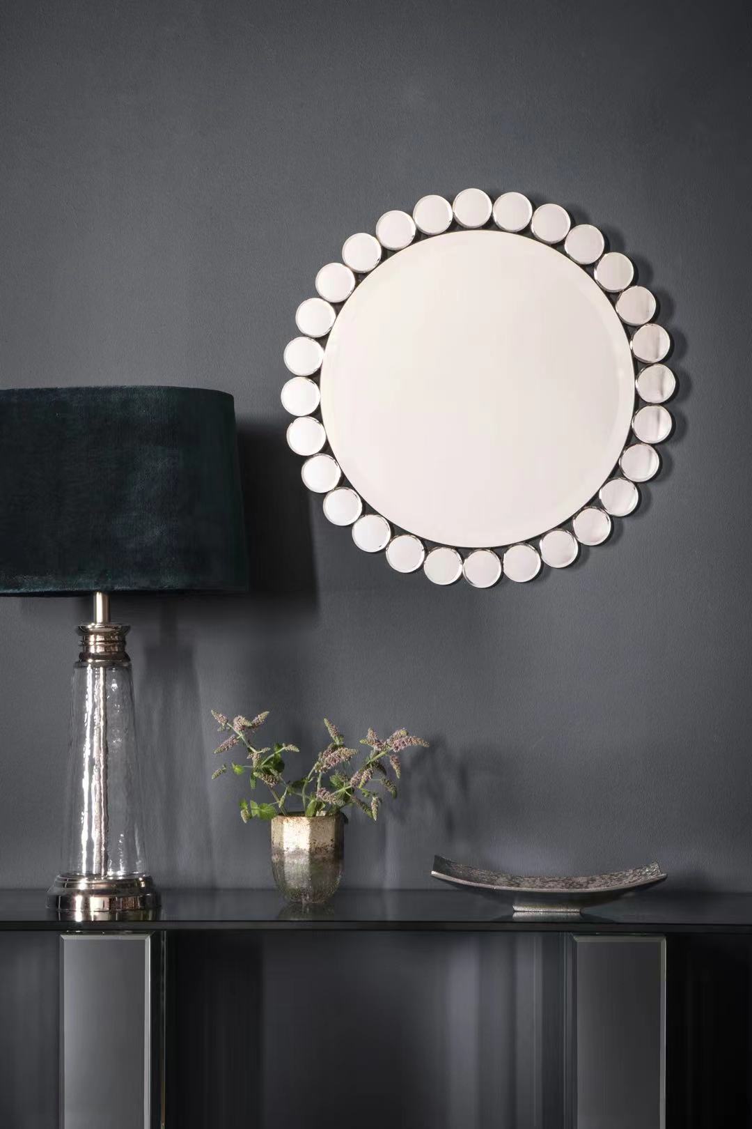 ESPEJO CIRCULOS SIN MARCO 60x5x60 CM