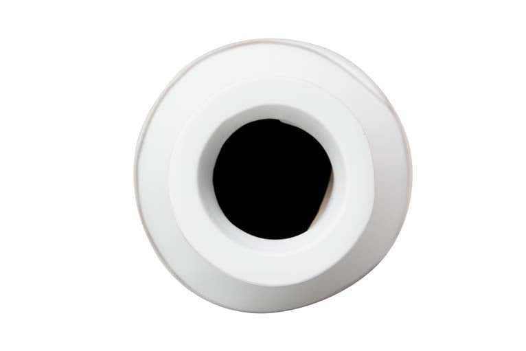 JARRON RESINA BLANCO MARRON 15x15x60 CM