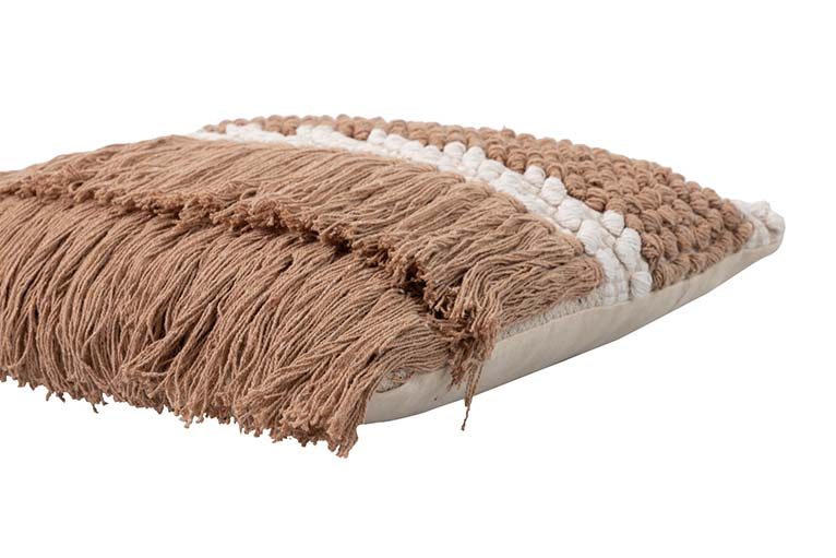 COJIN TEJIDO A MANO 45x12x45 CM - Min.2 uds