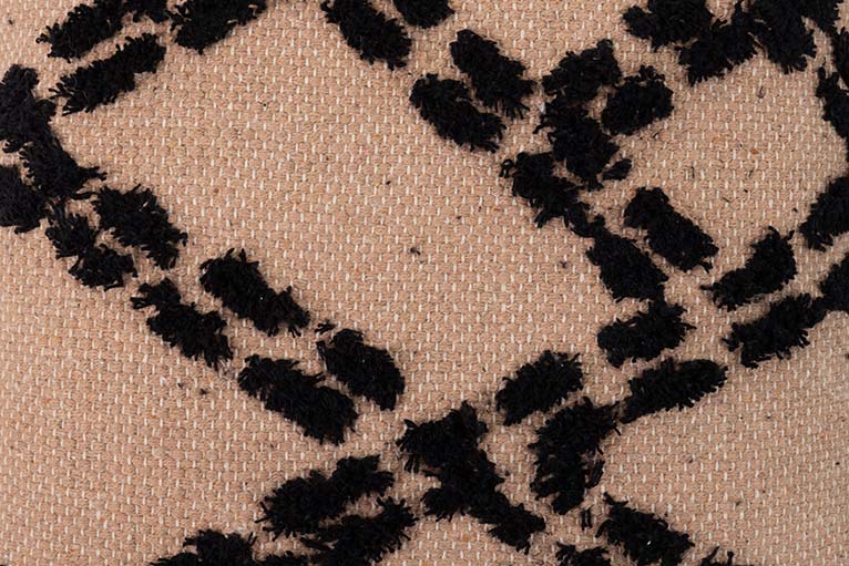 COJIN TEJIDO A MANO 45x12x45 CM - Min.2 uds