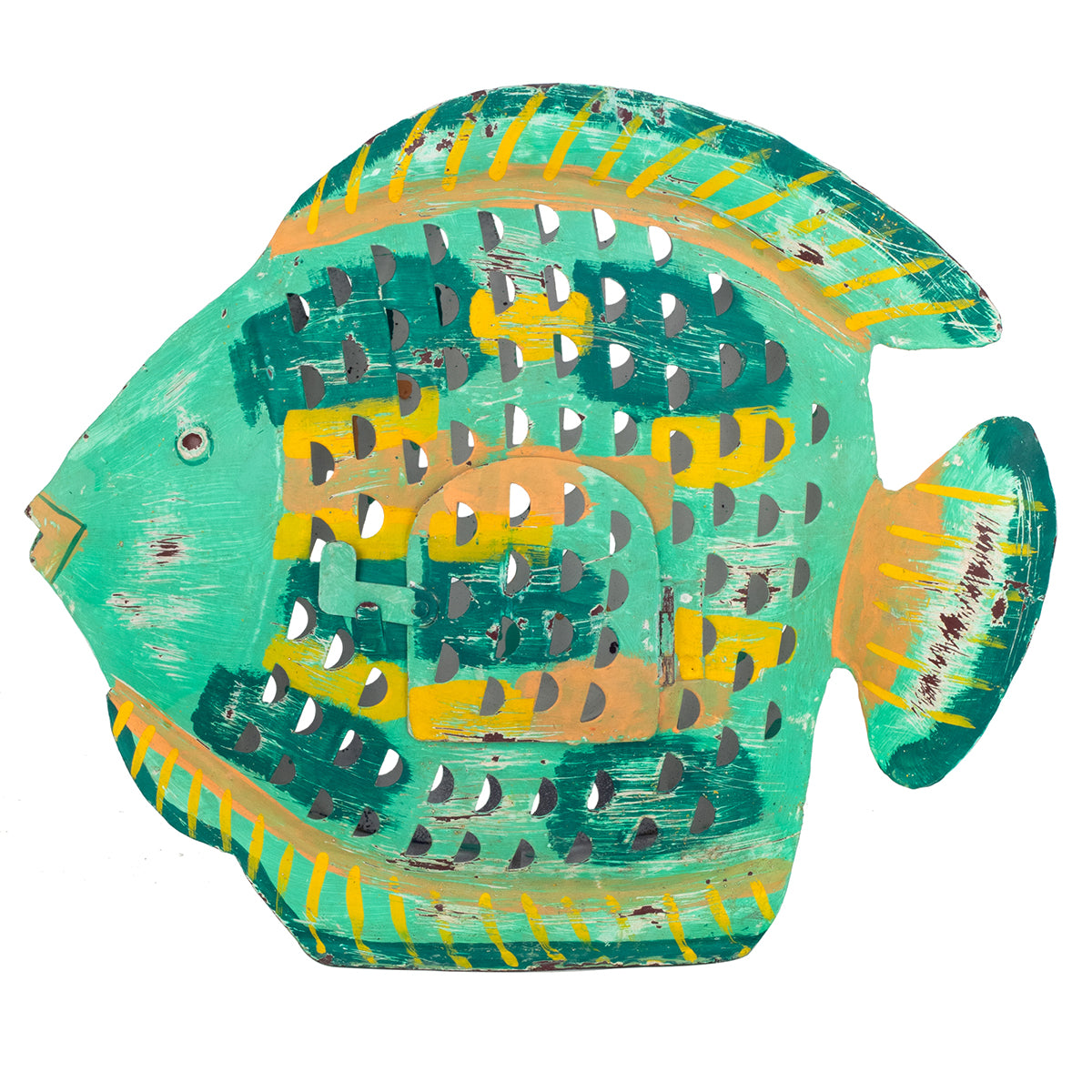 Green Fish Candle Holder