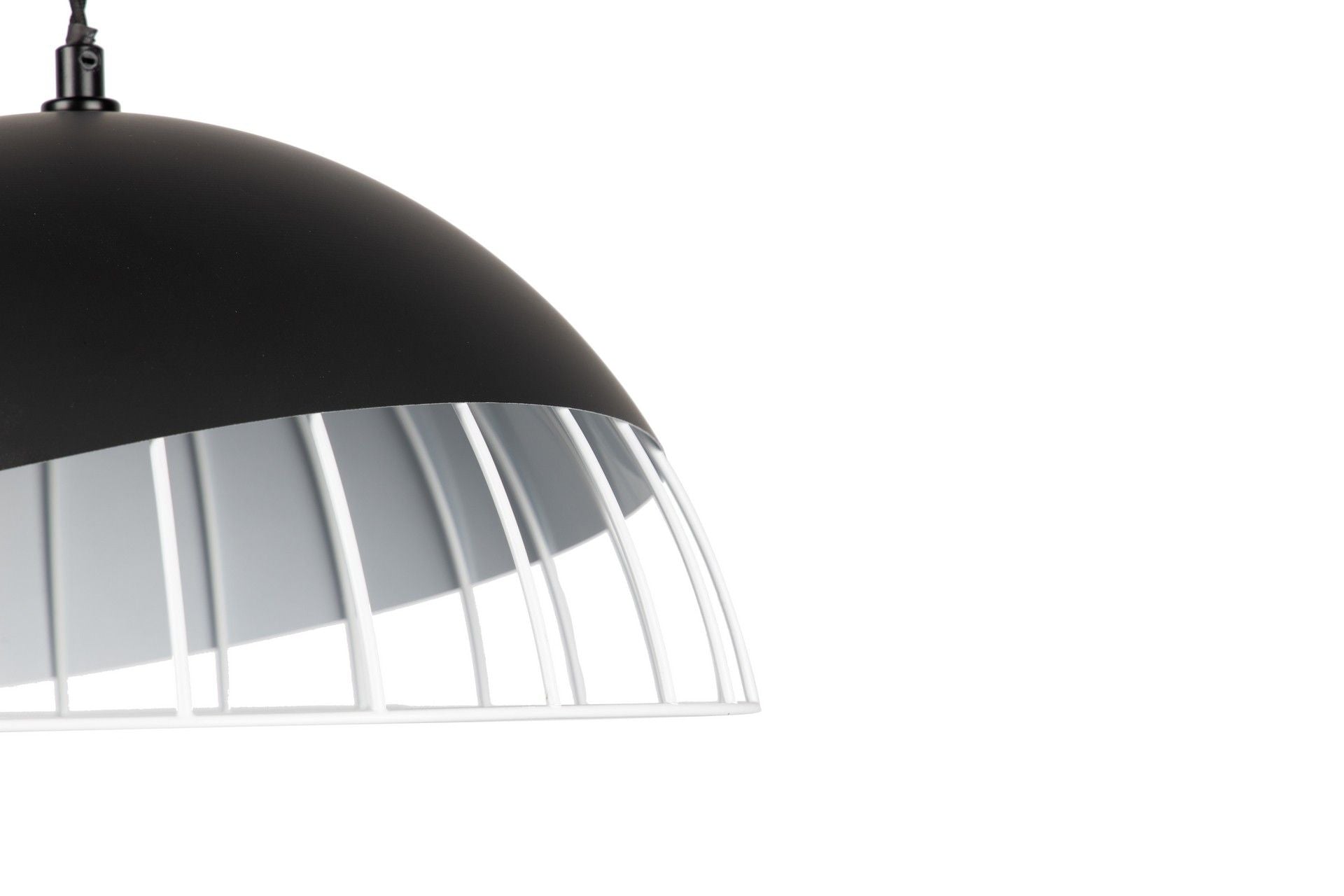 LAMPARA TECHO METAL NEGRO DORADO 35x35x120 CM