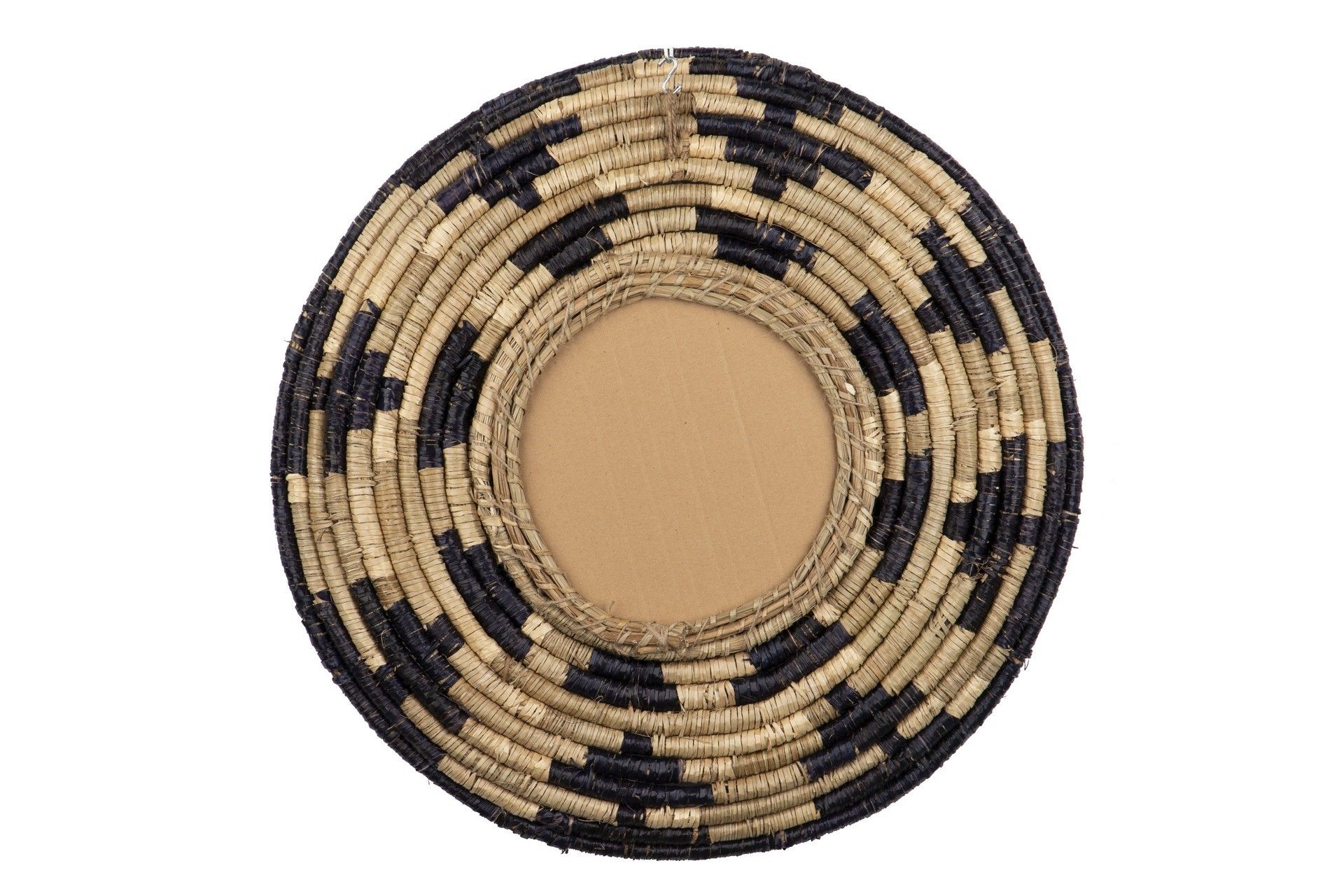 ESPEJO ALGAS NEGRO MARRON 55x4x55 CM