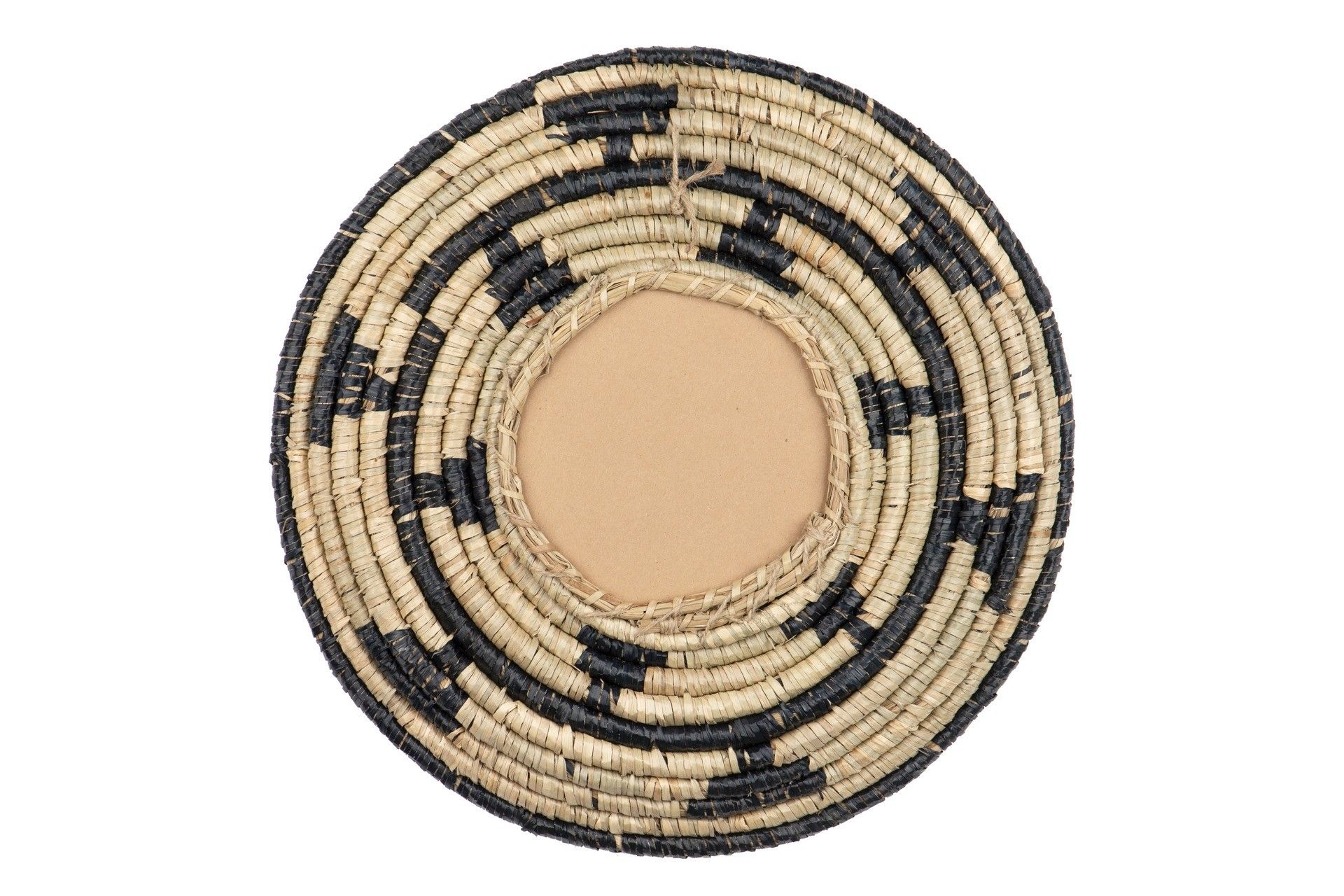 BROWN BLACK SEAWEED MIRROR 45x4x45 CM