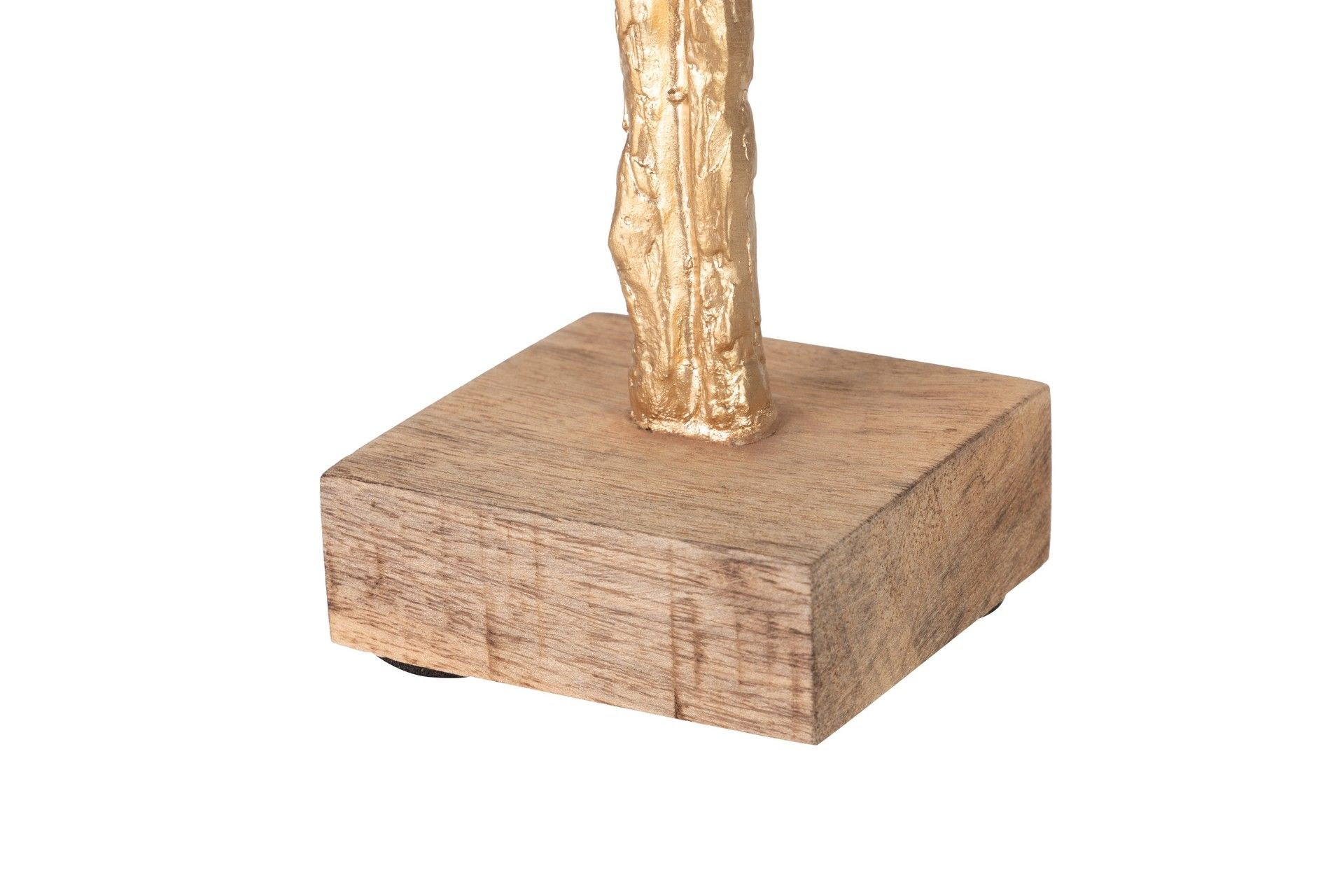 FIGURA  HOMBRE POLIRESINA MADERA MANGO 9x9x56 CM