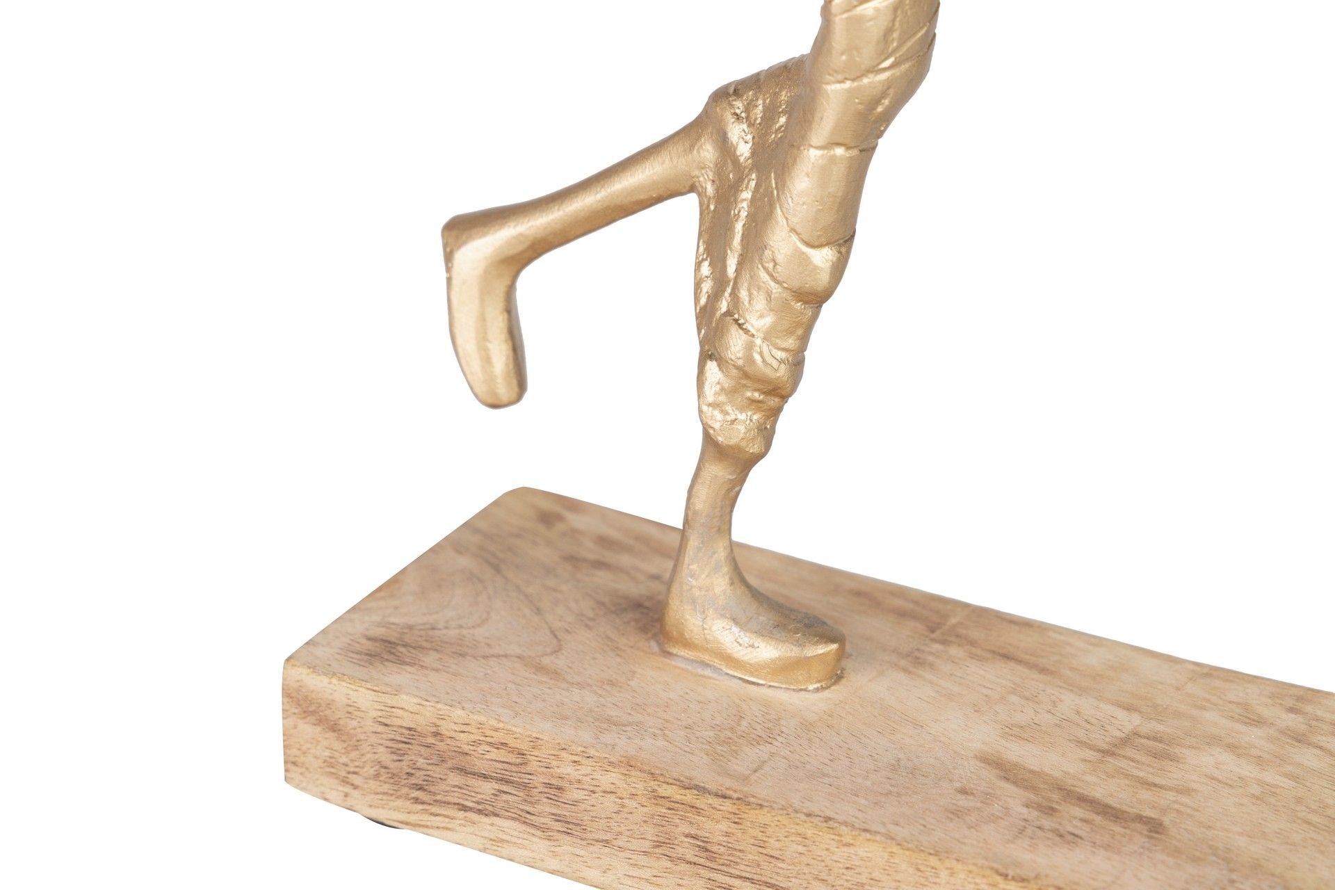 FIGURA MÃE E FILHO ALUMÍNIO MDF 19x8x33 CM