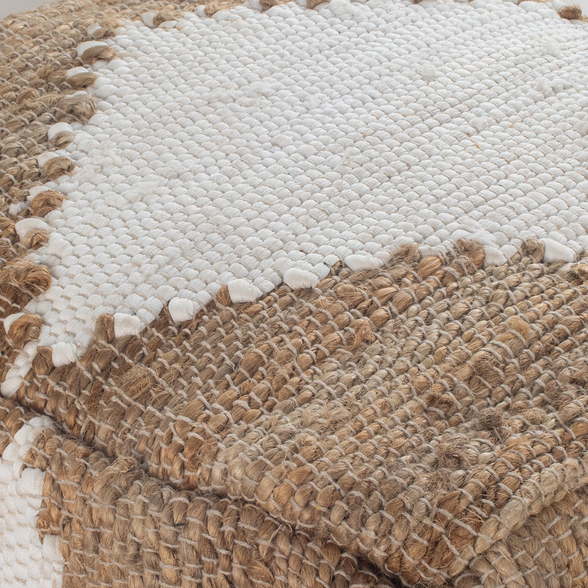 Cotton-Jute Pouf 45x45