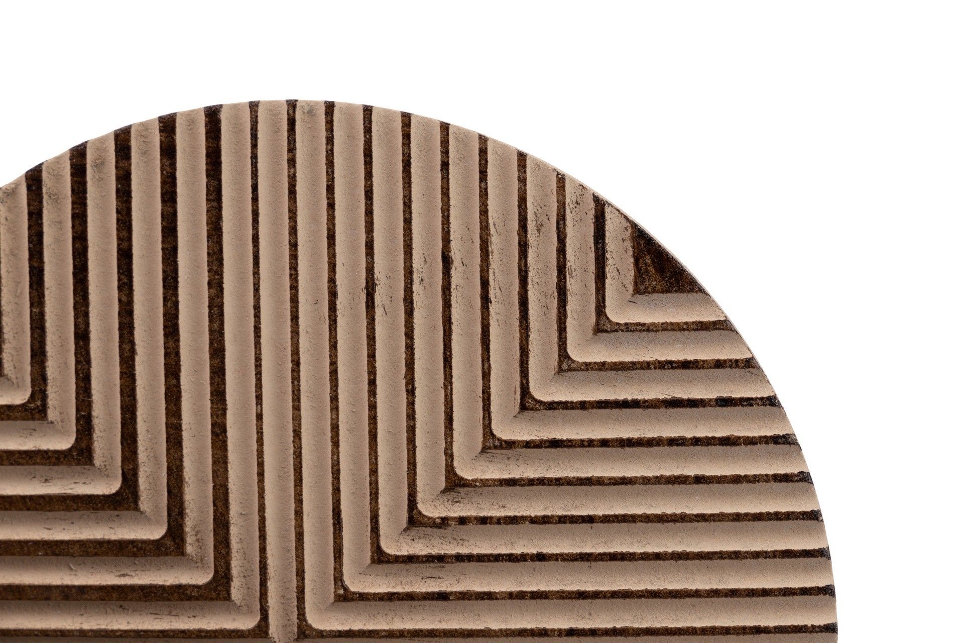 FIGURA DECORACION MADERA NATURAL NEGRO 25x11x41 CM