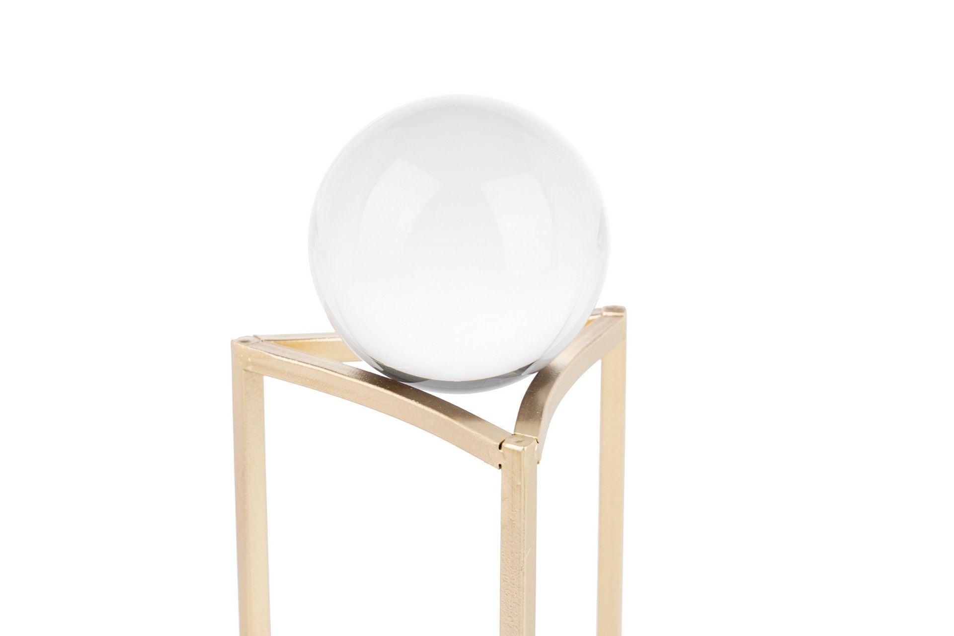 FIGURA DECORACION METAL CRISTAL 14x12x28 CM