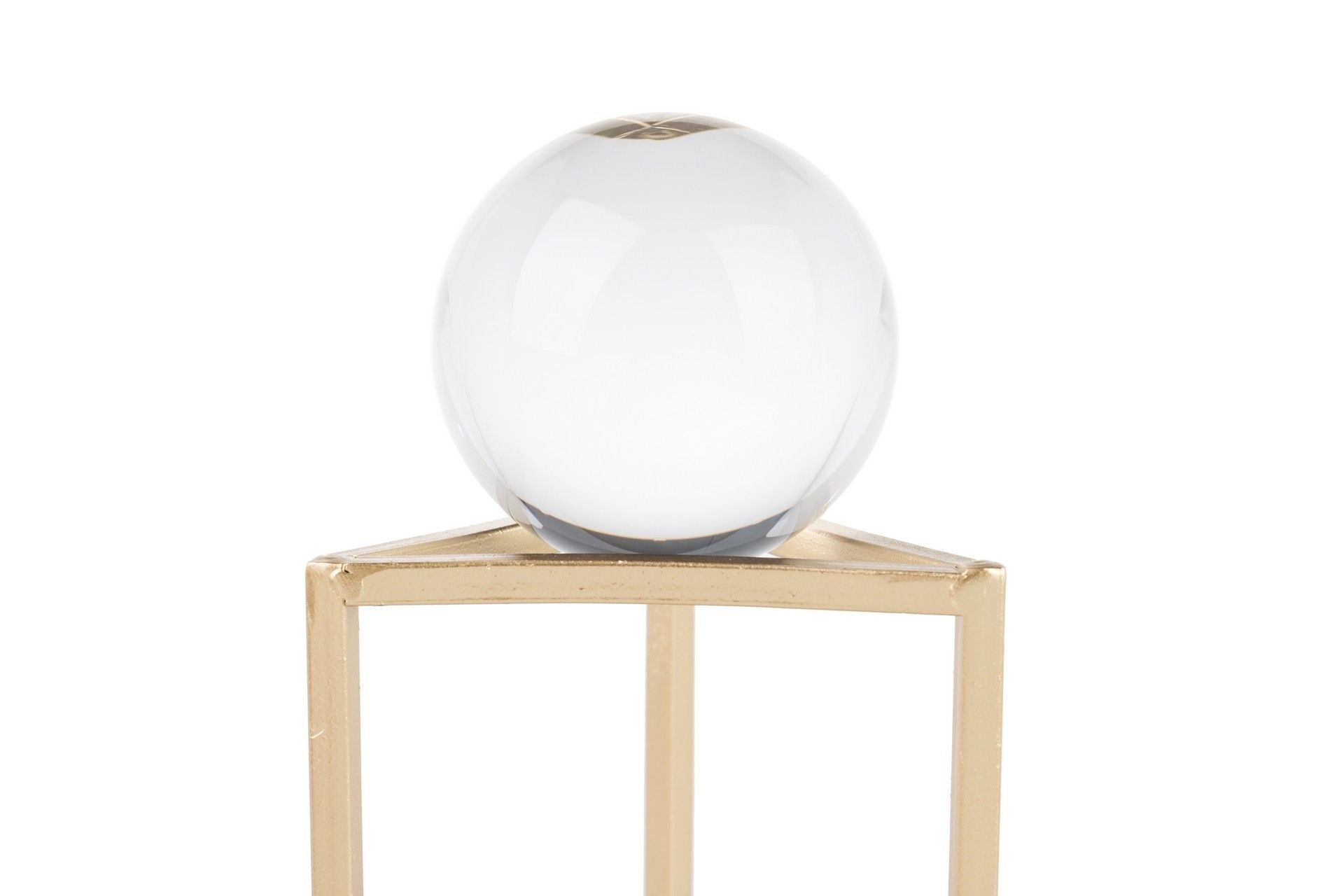 FIGURA DECORACION METAL CRISTAL 14x12x28 CM