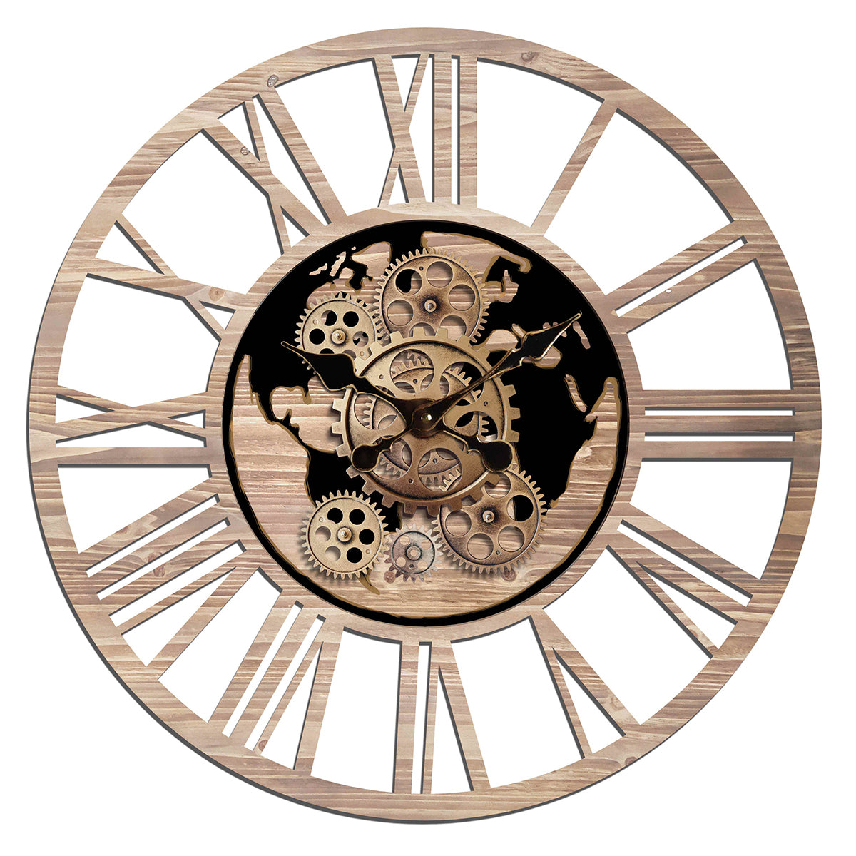 Reloj De Pared De Engranaje 50 Cm