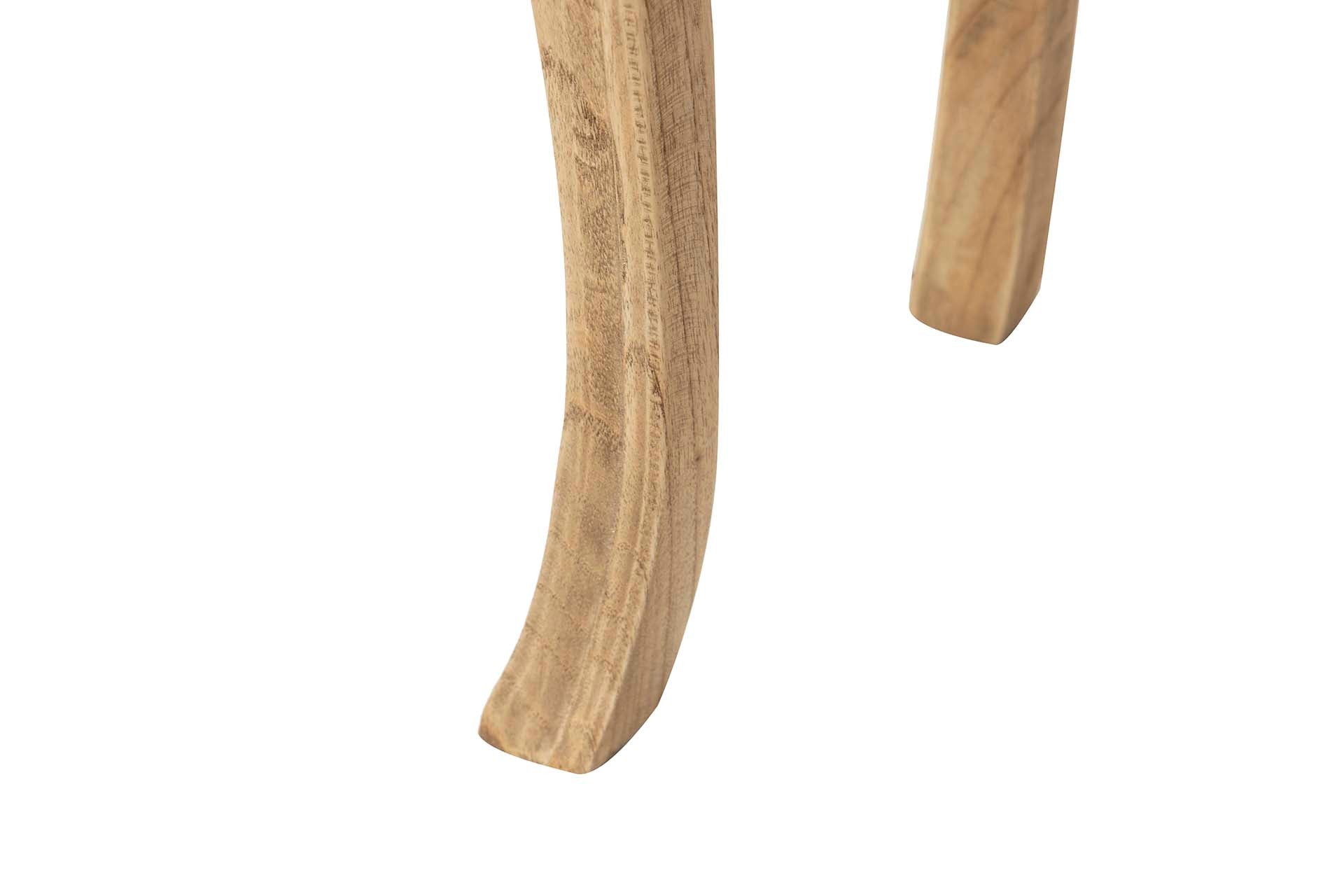 CONSOLA 2 CAJONES MADERA MINDI MARRON 85x30x80 CM