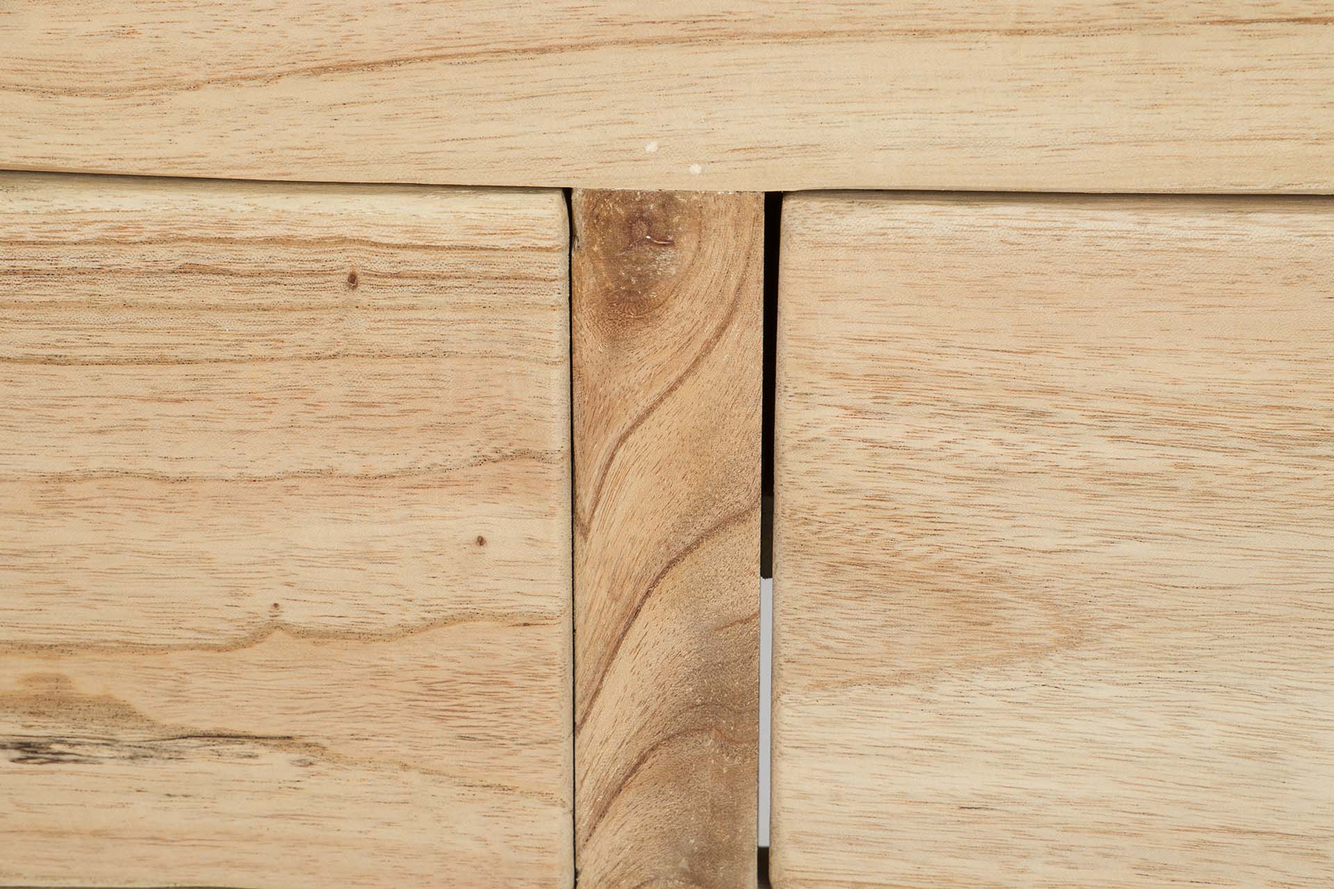 CONSOLA 2 CAJONES MADERA MINDI MARRON 90x30x80 CM