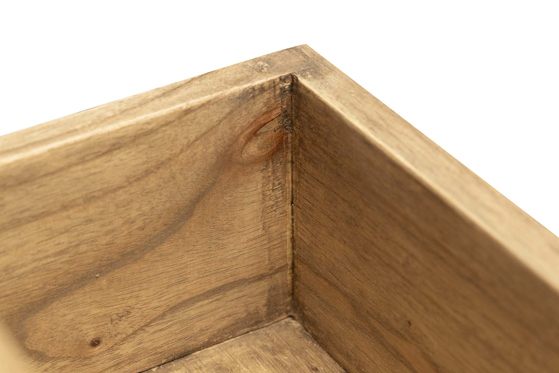 CONSOLA 3 CAJONES MADERA MINDI MARRON 120x30x80 CM