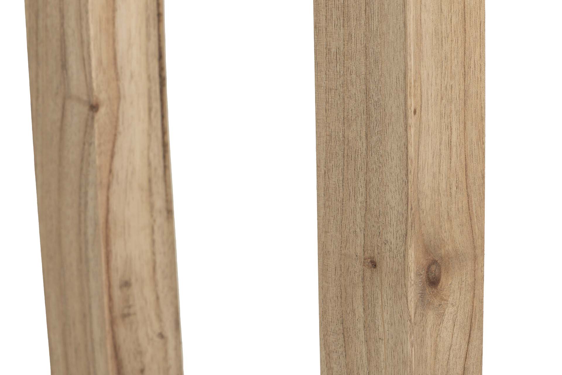 CONSOLA 2 CAJONES MADERA MINDI MARRON 90x30x80 CM