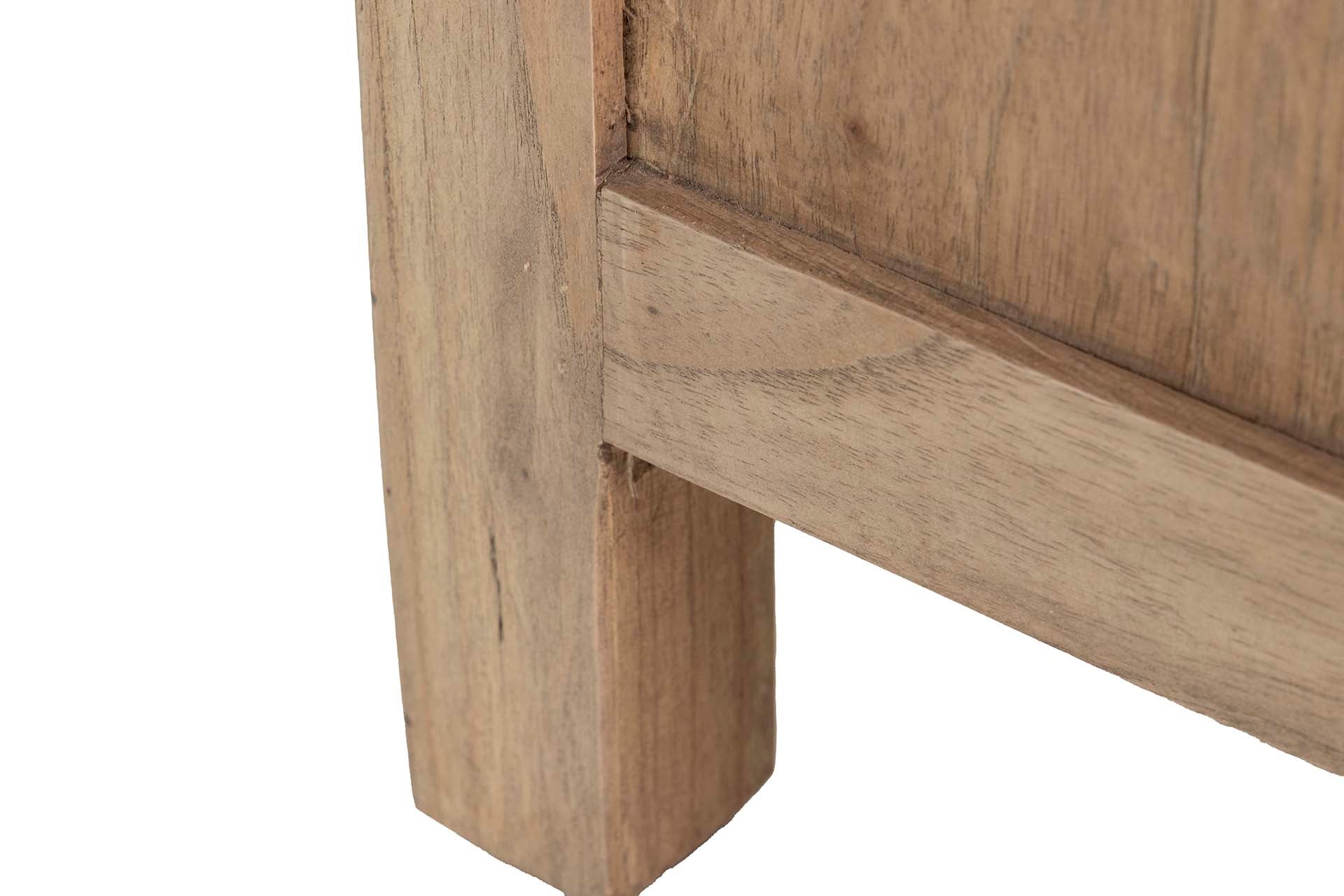 MESITA DE NOCHE 3 CAJONES MADERA MINDI 45x30x66 CM