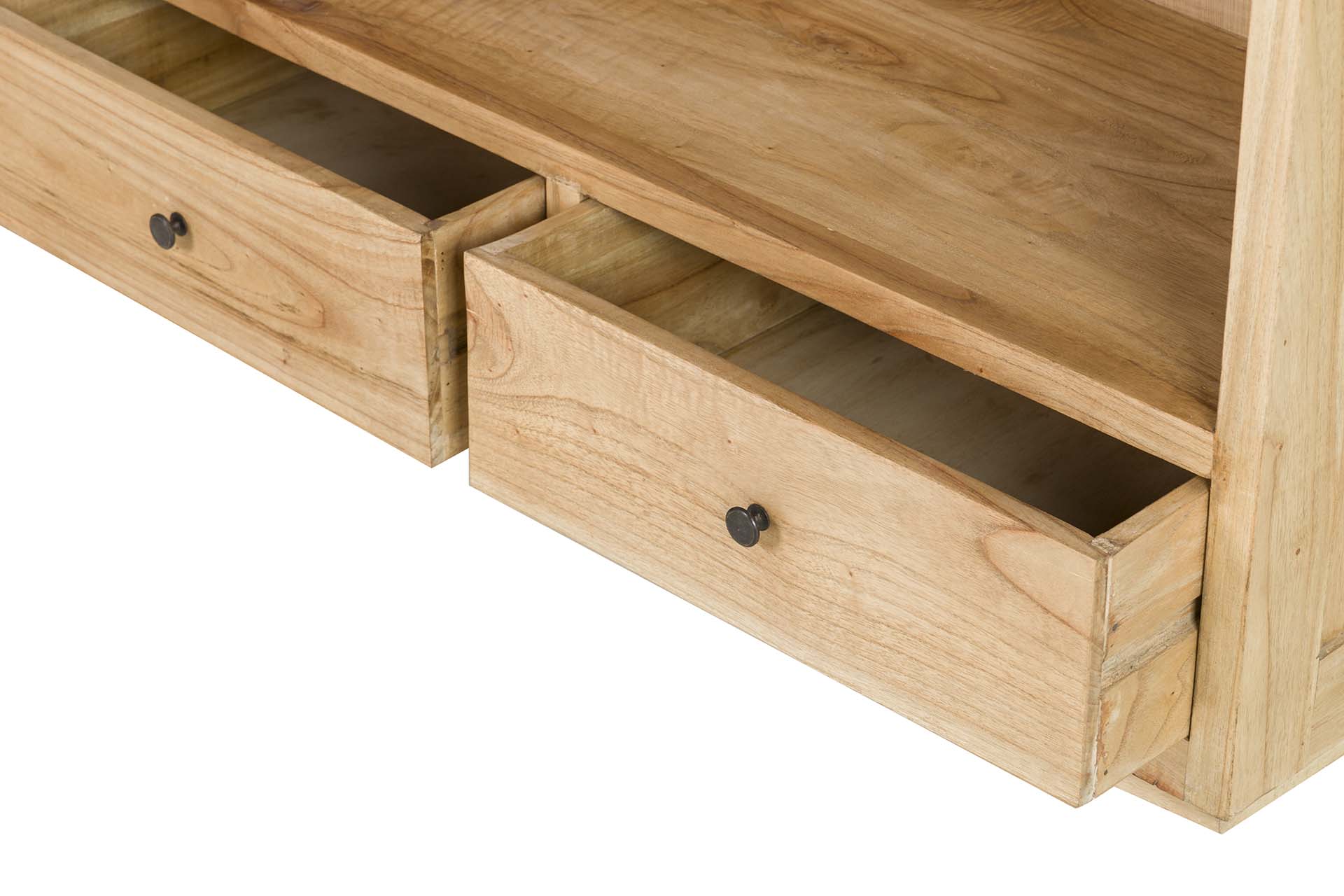 LIBRERO MADERA MINDI MARRON 100x40x185 CM