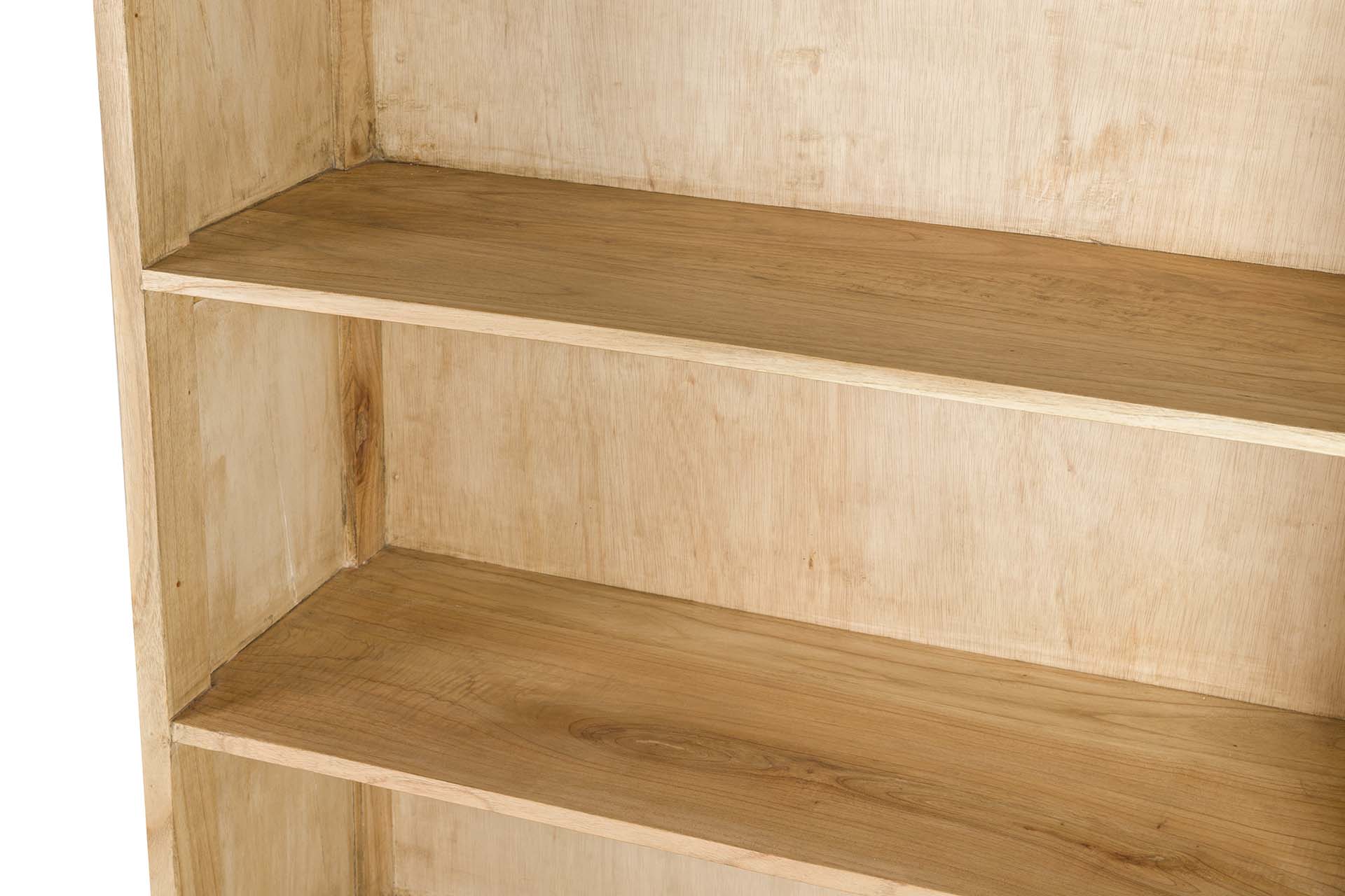 LIBRERO MADERA MINDI MARRON 100x40x185 CM