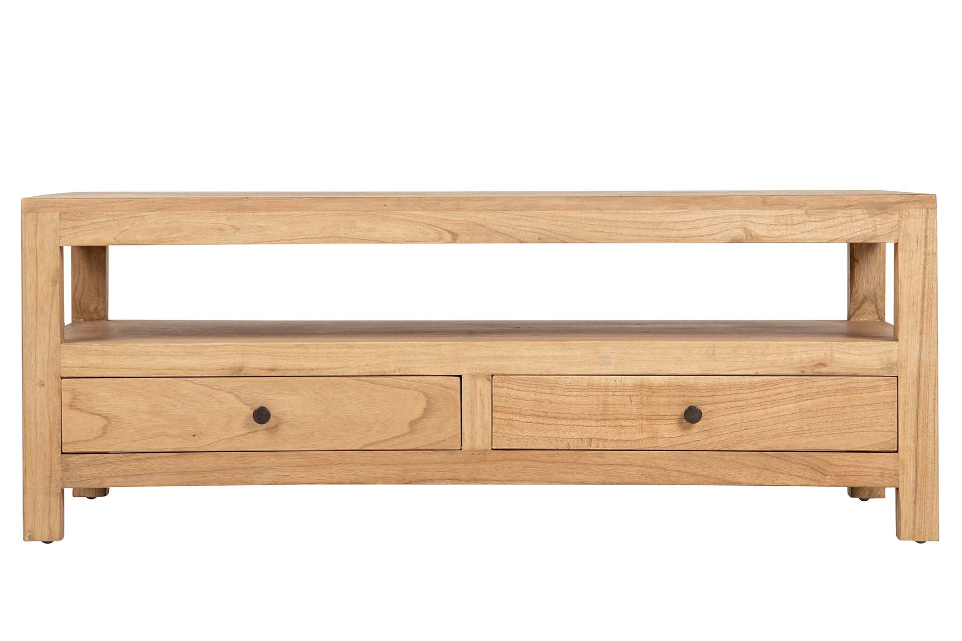 MESA DE CENTRO MADERA MINDI MARRON 120x60x45 CM
