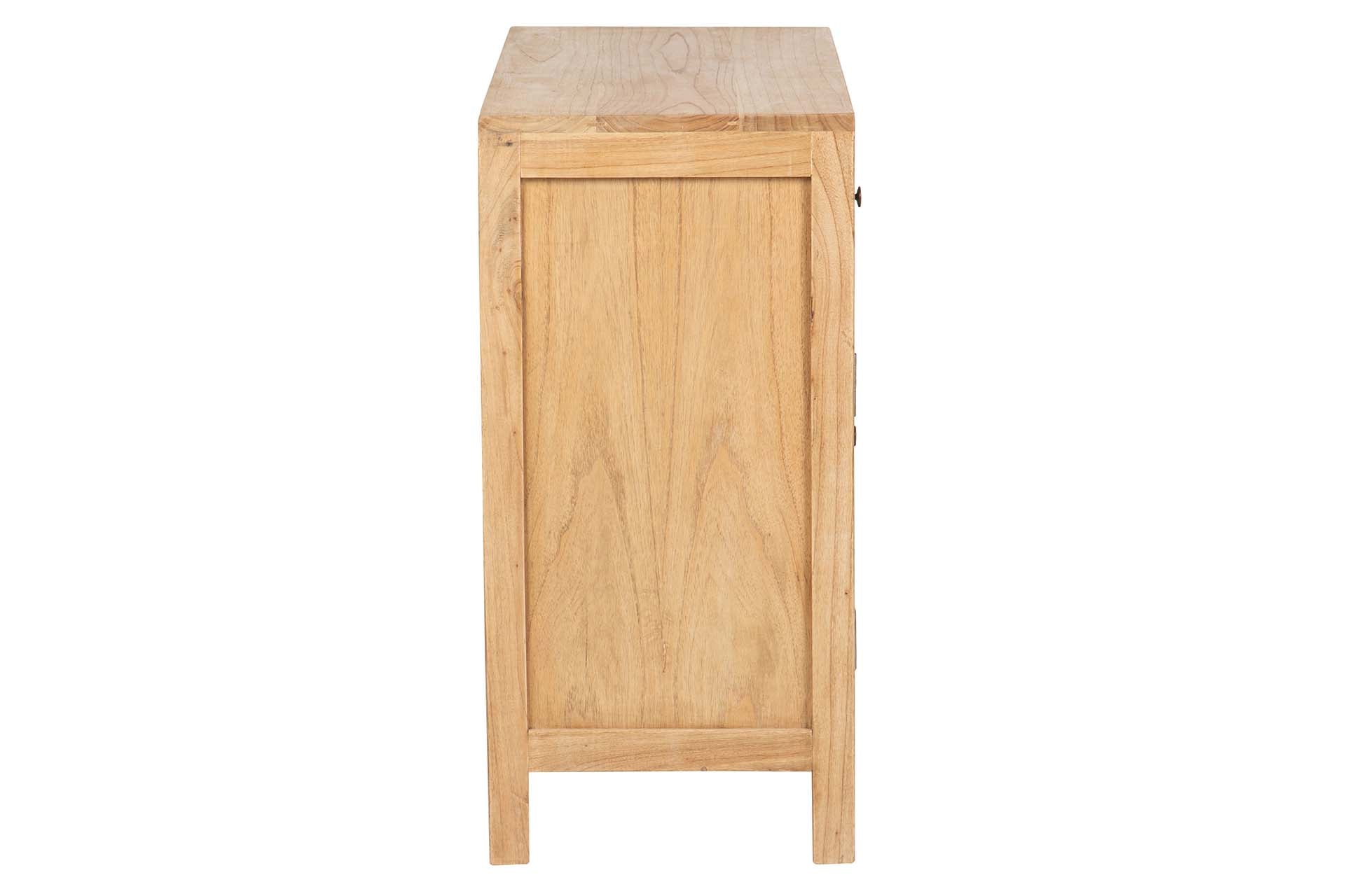 CABINET 1 CAJON 2 PUERTAS MADERA MINDI 90x40x82 CM