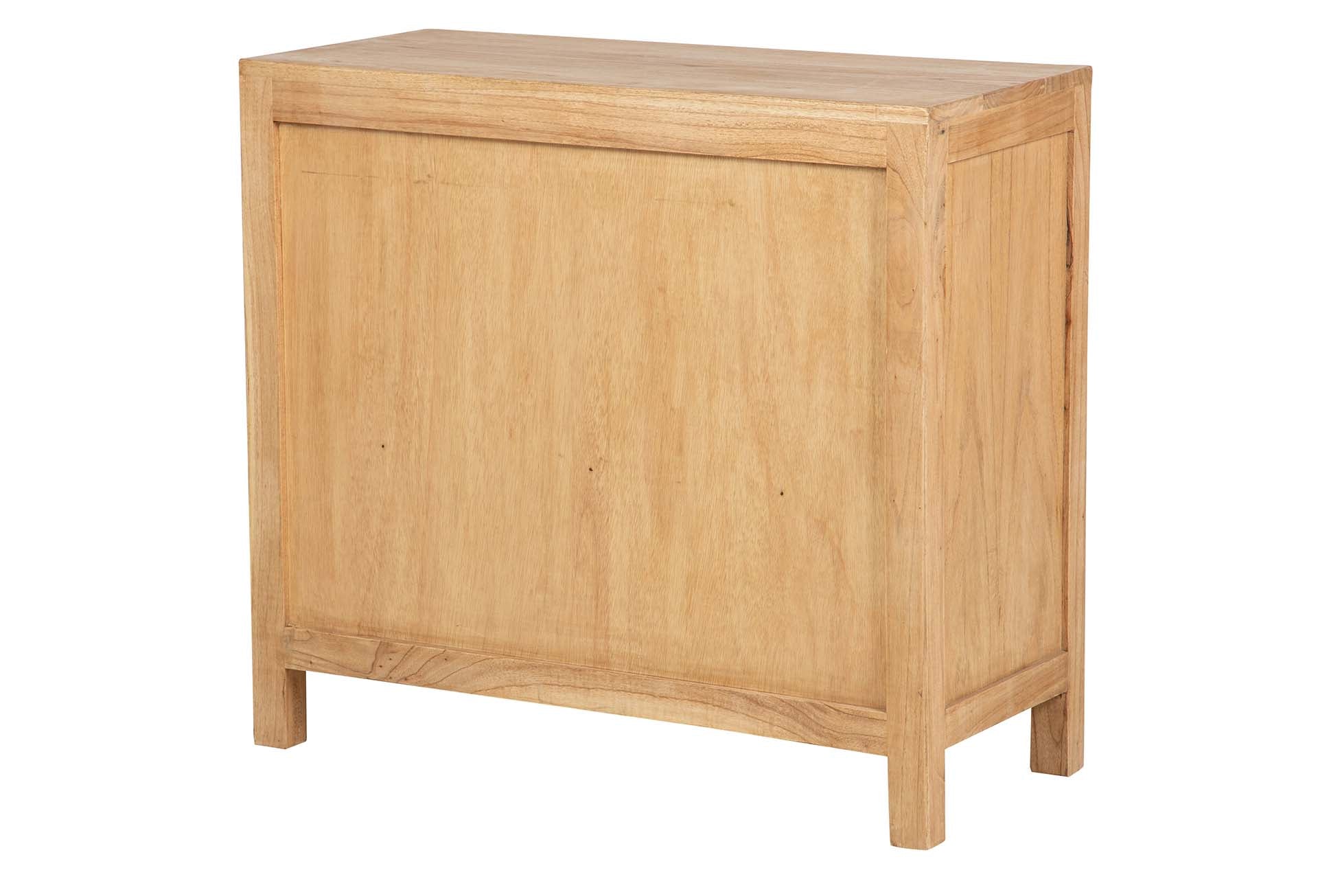 CABINET 1 CAJON 2 PUERTAS MADERA MINDI 90x40x82 CM