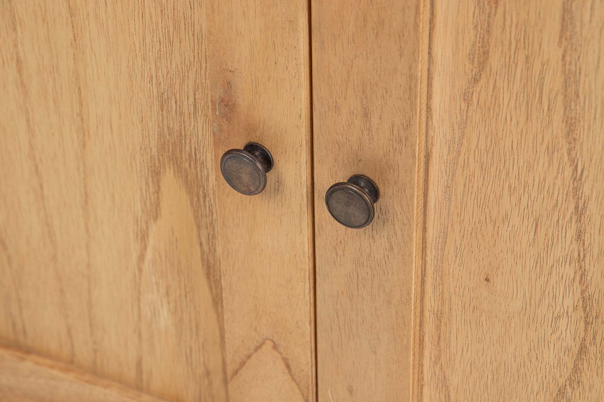 CABINET 1 CAJON 2 PUERTAS MADERA MINDI 90x40x82 CM