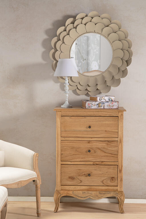 SINFONIER 3 CAJONES MADERA MINDI 70x40x100 CM