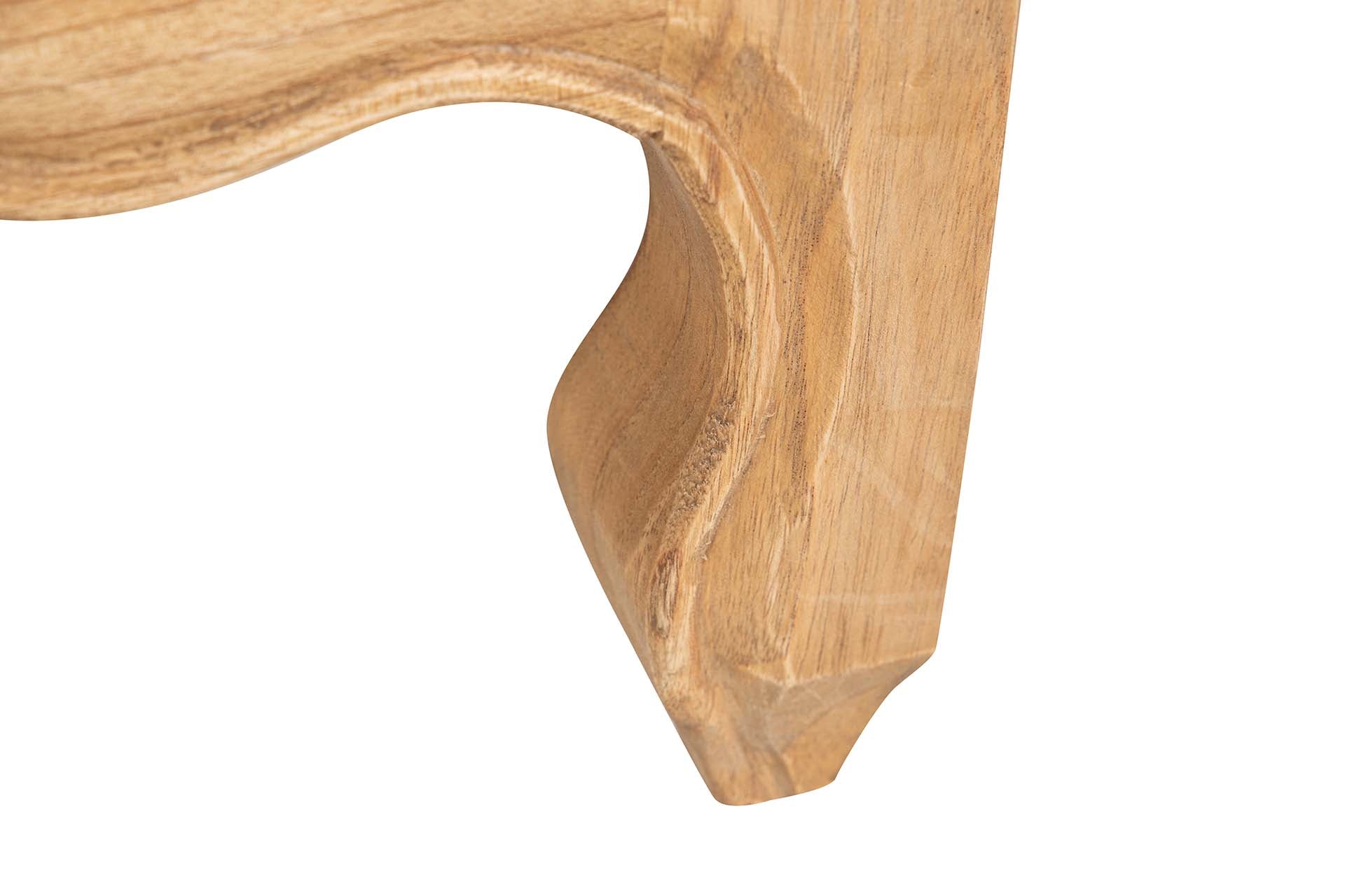 MESITA DE NOCHE 2 CAJONES MADERA MINDI 54x40x60 CM